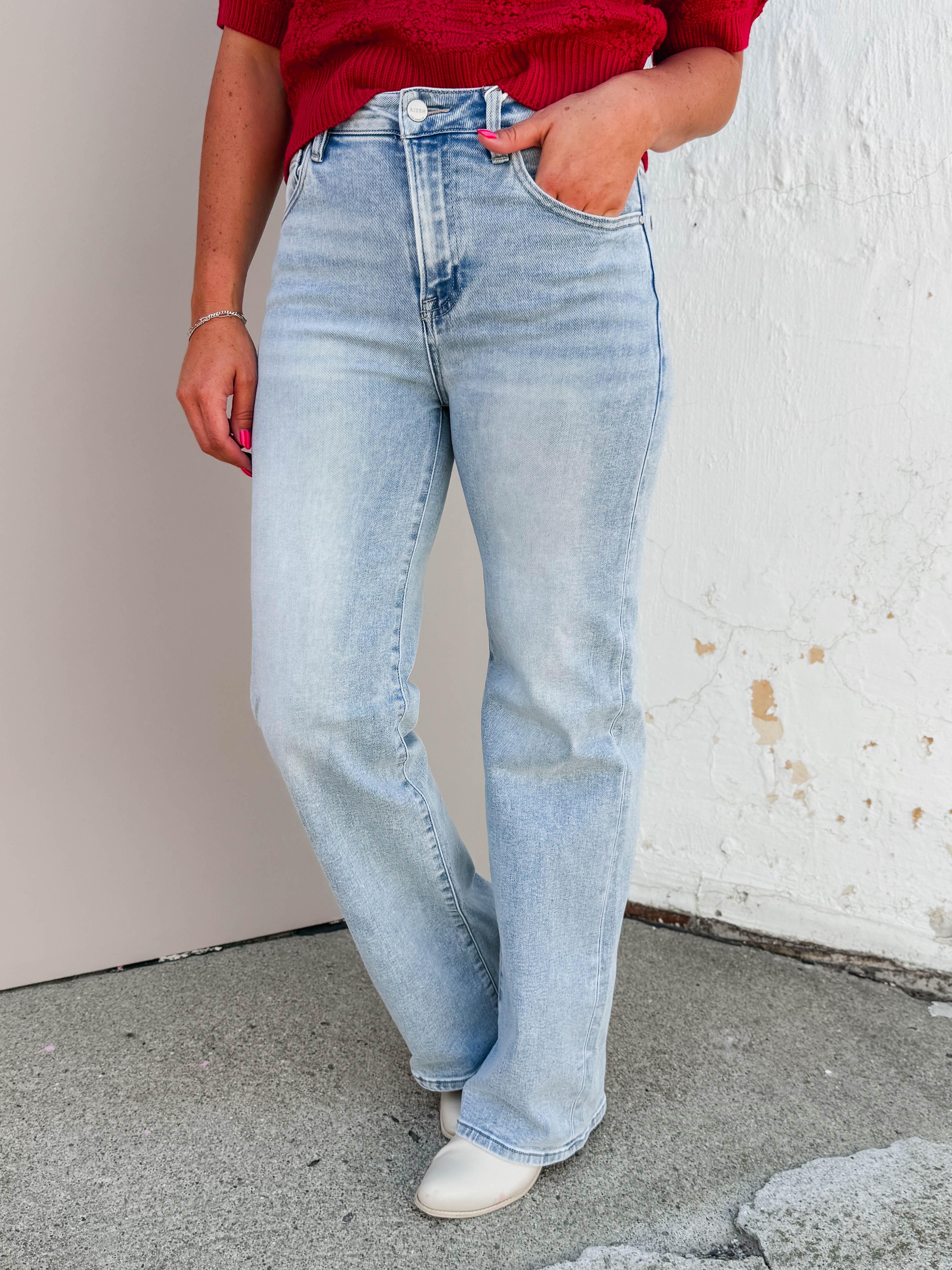 Avery High Rise 90's Wide Leg Denim - Image 10