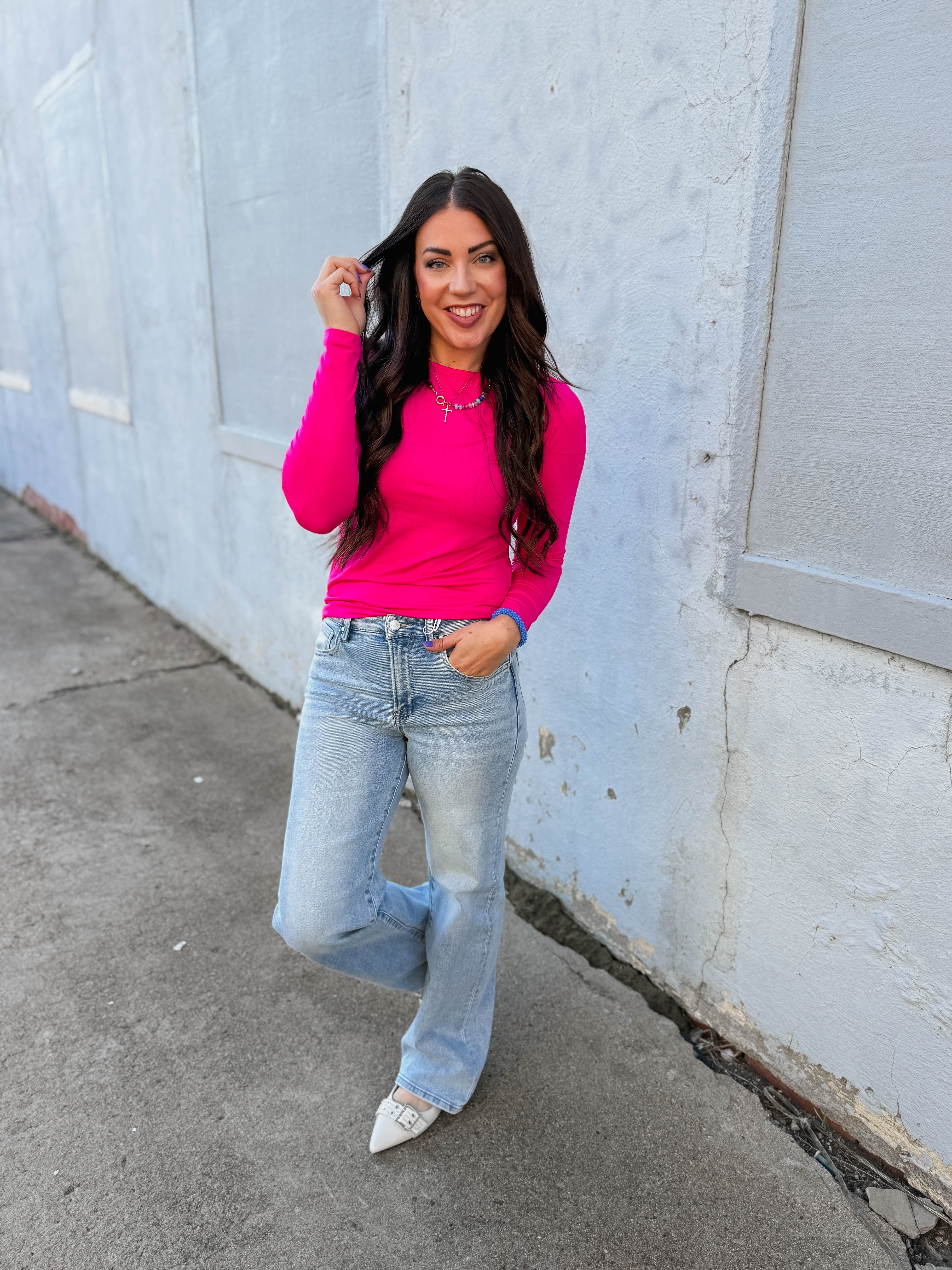 Avery High Rise 90's Wide Leg Denim - Image 13