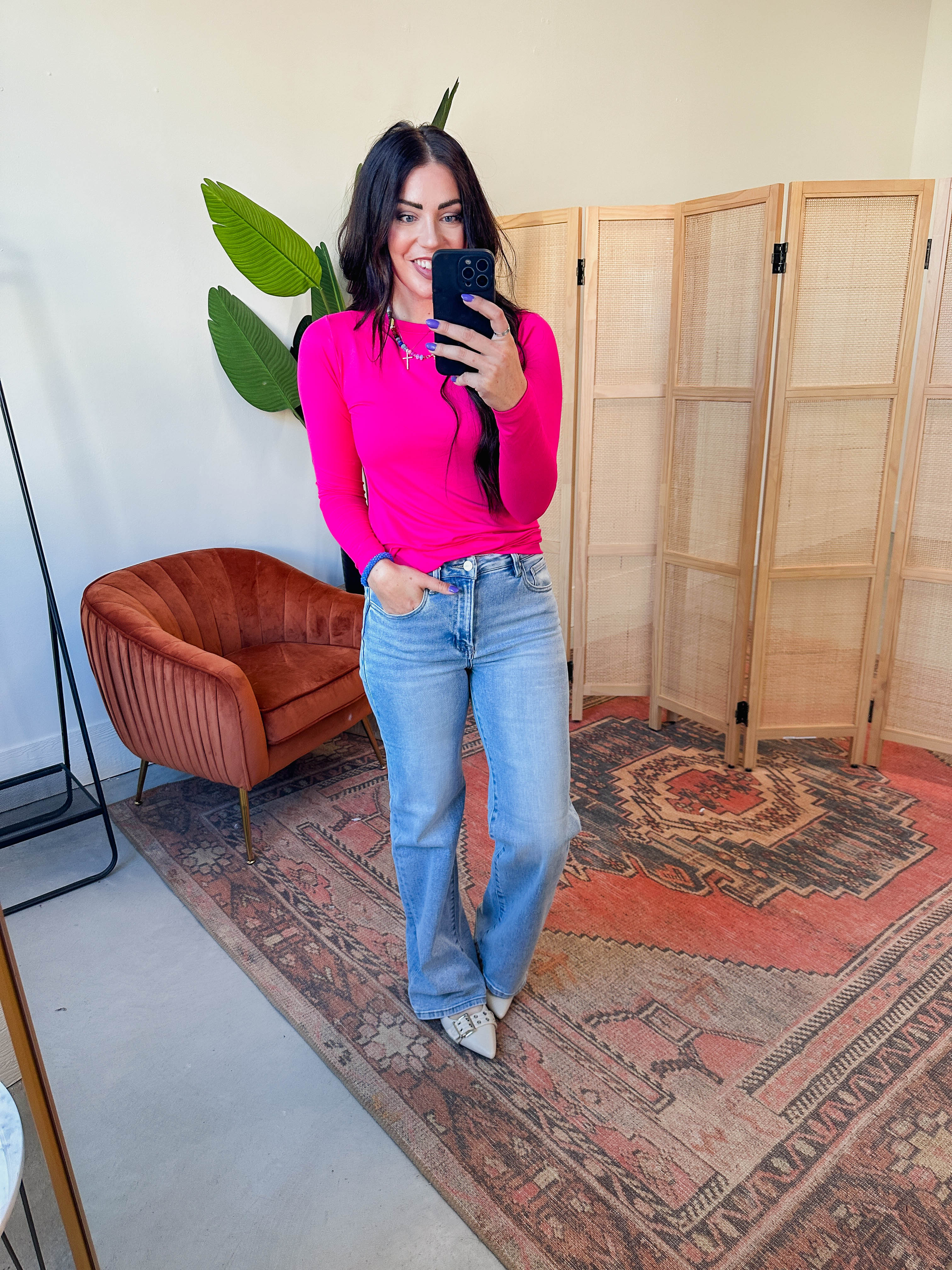 Avery High Rise 90's Wide Leg Denim - Image 14