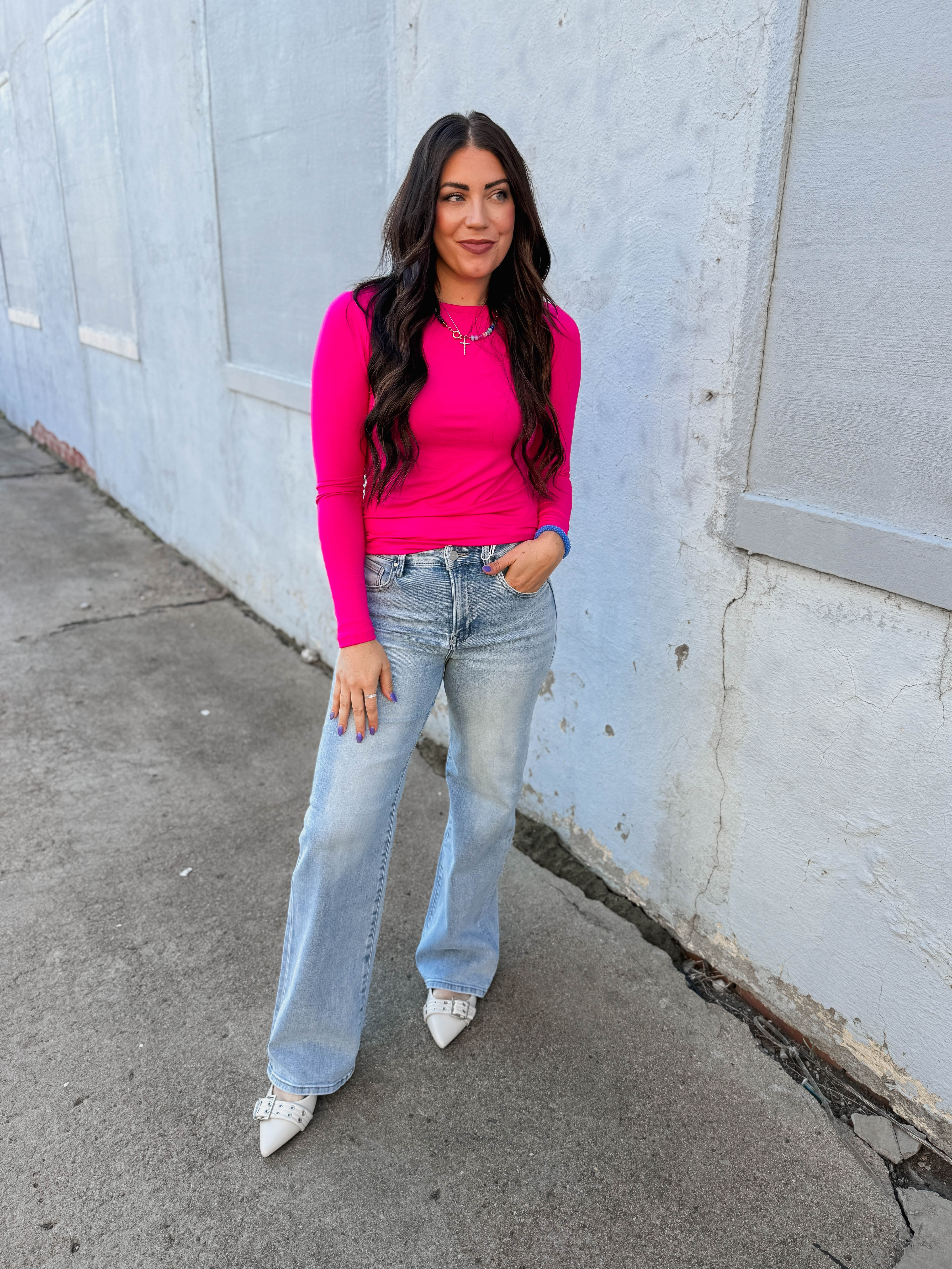 Avery High Rise 90's Wide Leg Denim - Image 7