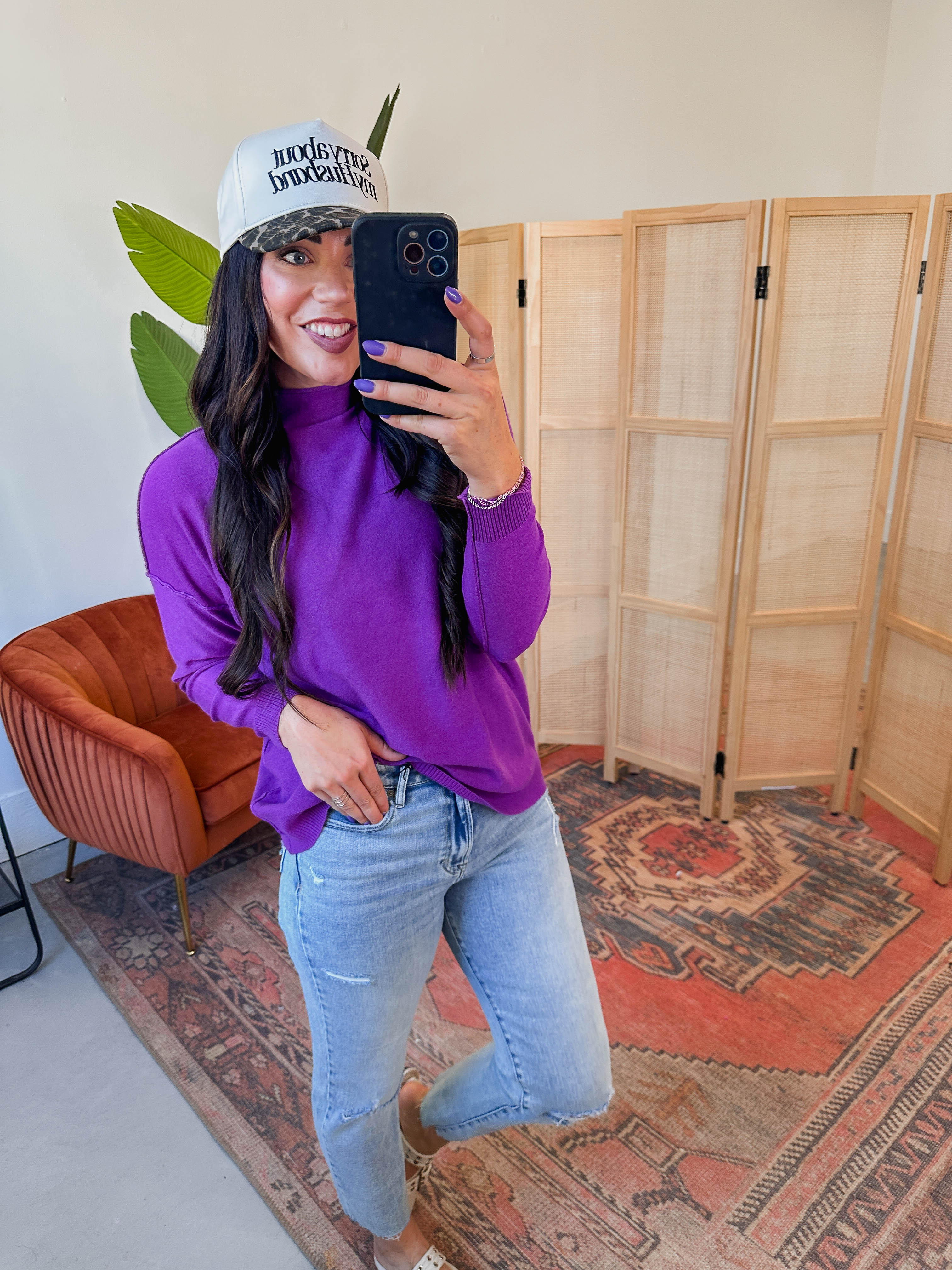 Camille Sweater-Violet - Image 3