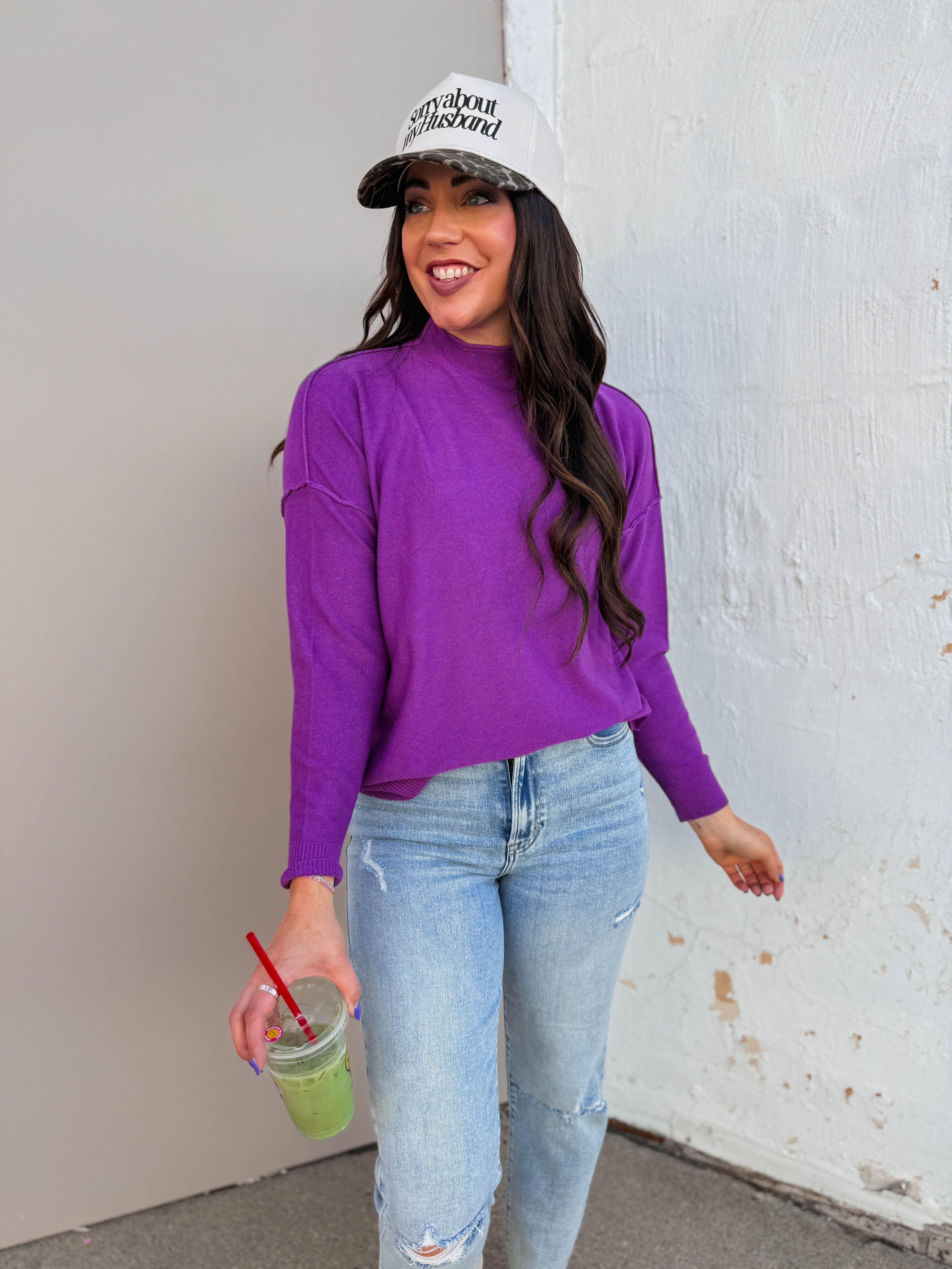 Camille Sweater-Violet - Image 4