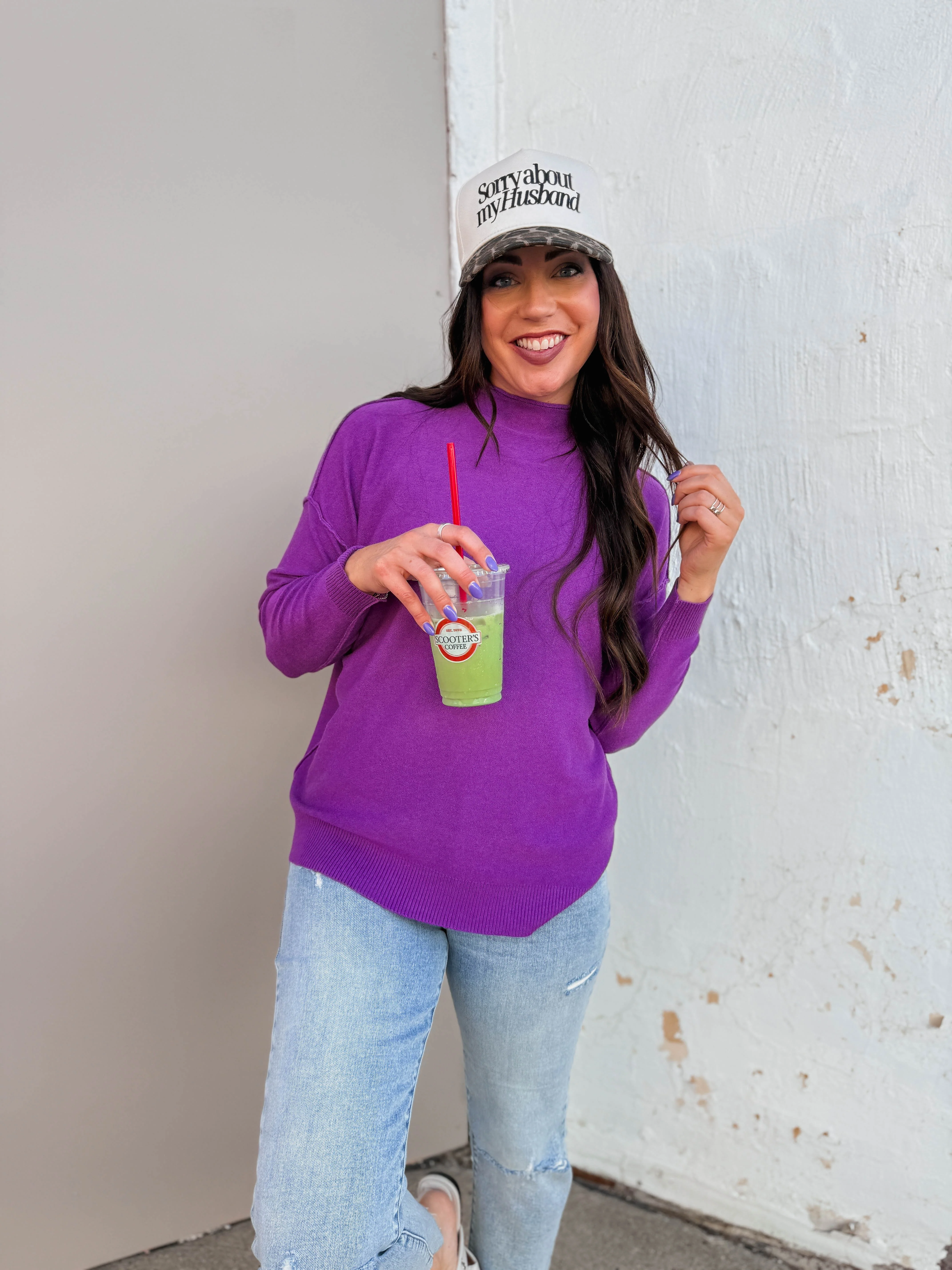 Camille Sweater-Violet - Image 5