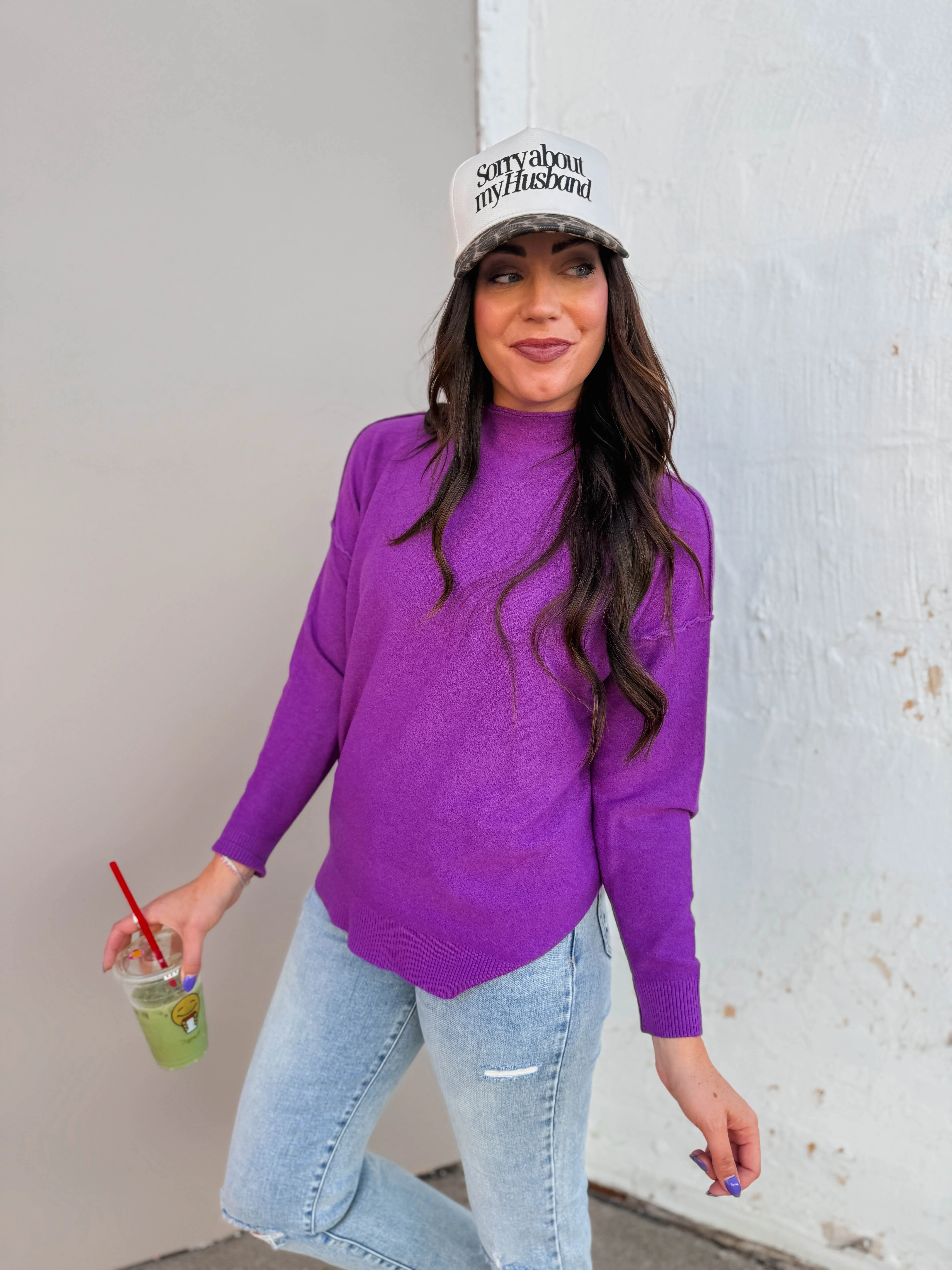 Camille Sweater-Violet - Image 6