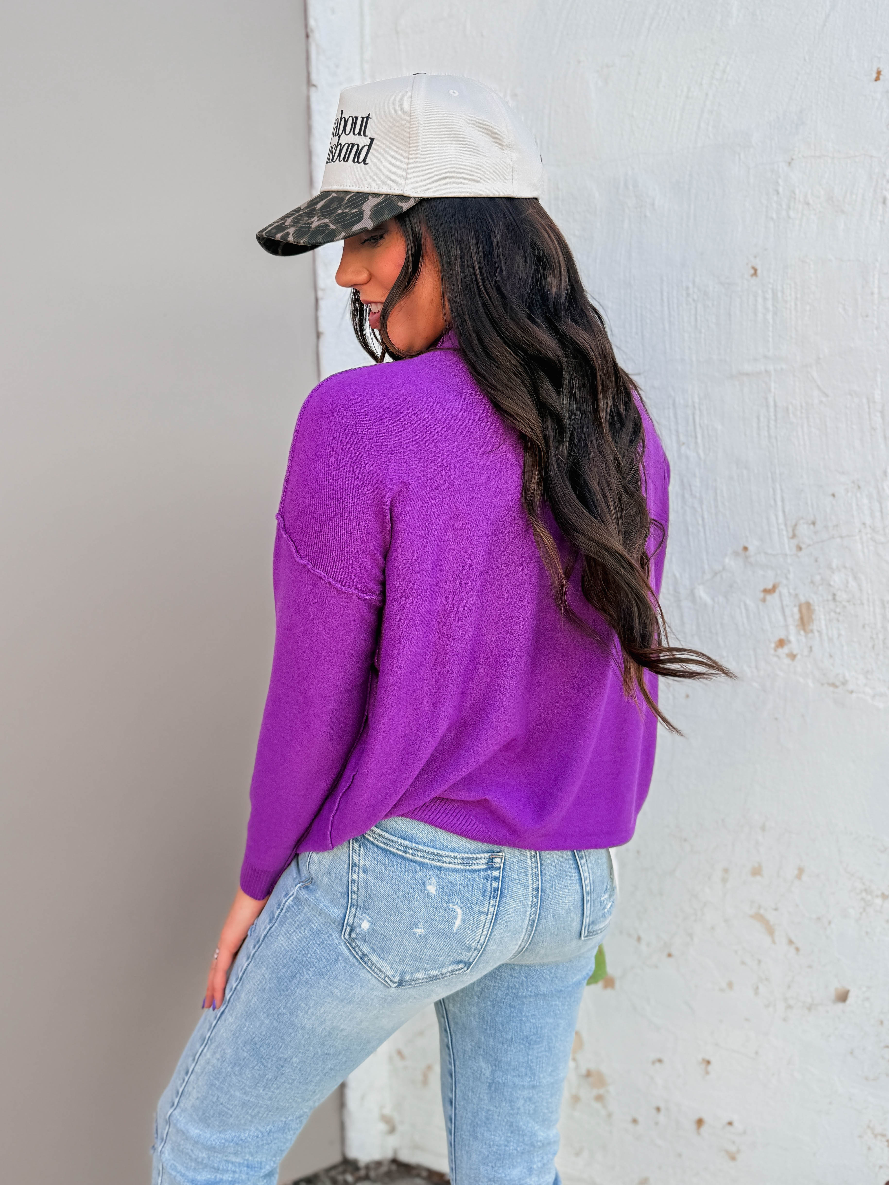 Camille Sweater-Violet - Image 7