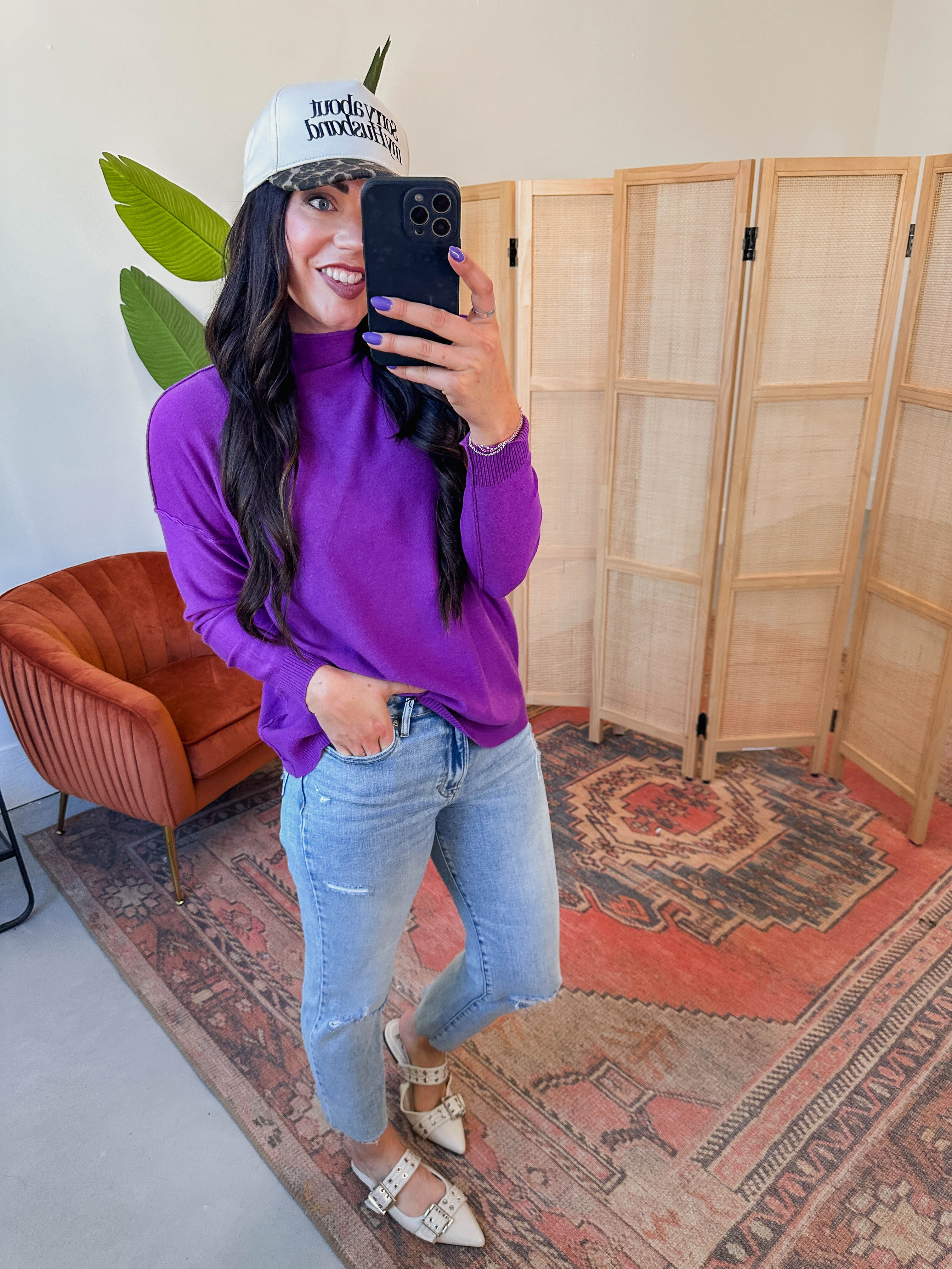 Camille Sweater-Violet - Image 9