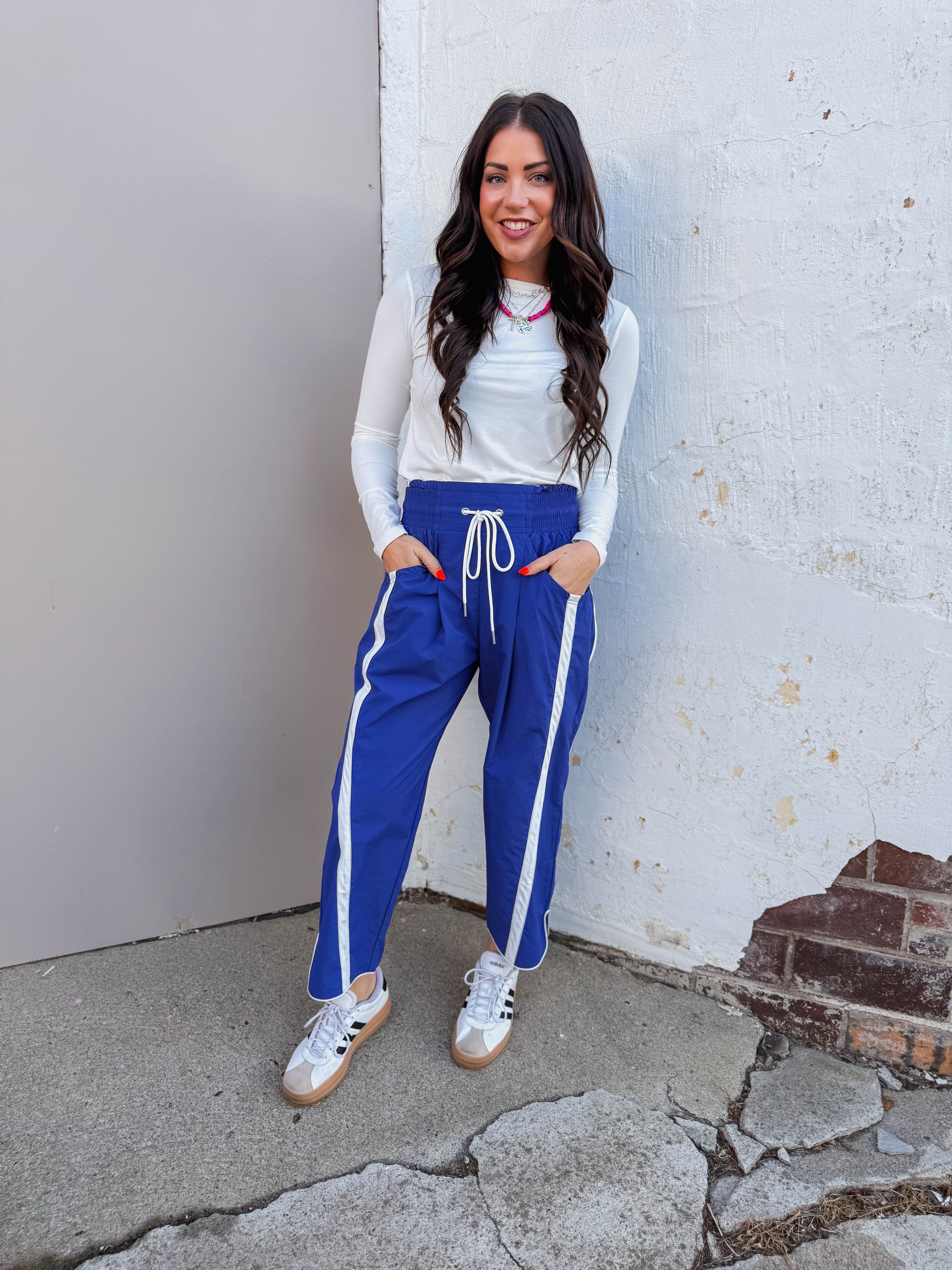 Cool Girl Barrel Pants-Blue - Image 4