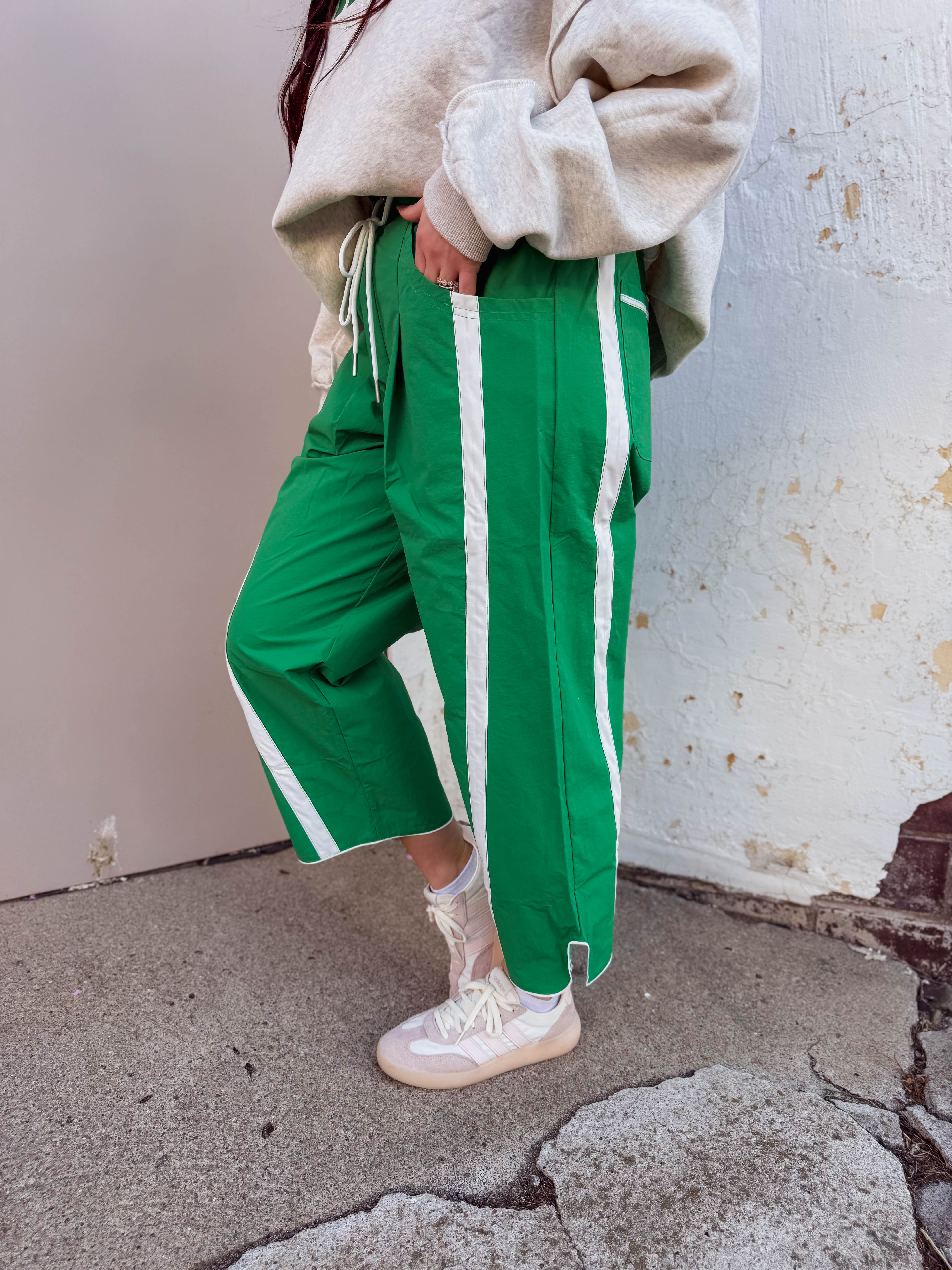Cool Girl Barrel Pants-Green - Image 3