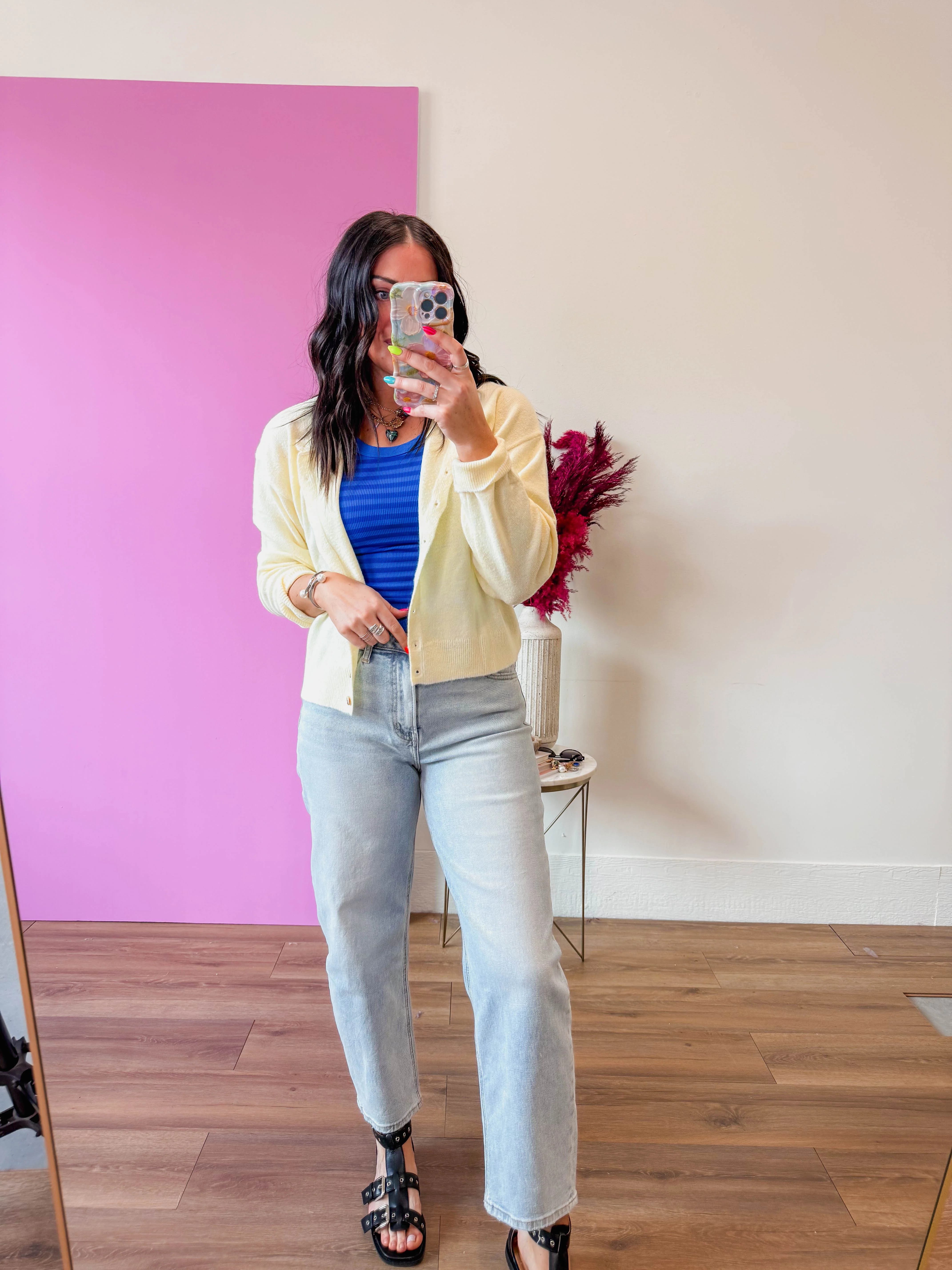 Cool Girl Striped Tank-Royal Blue - Image 11