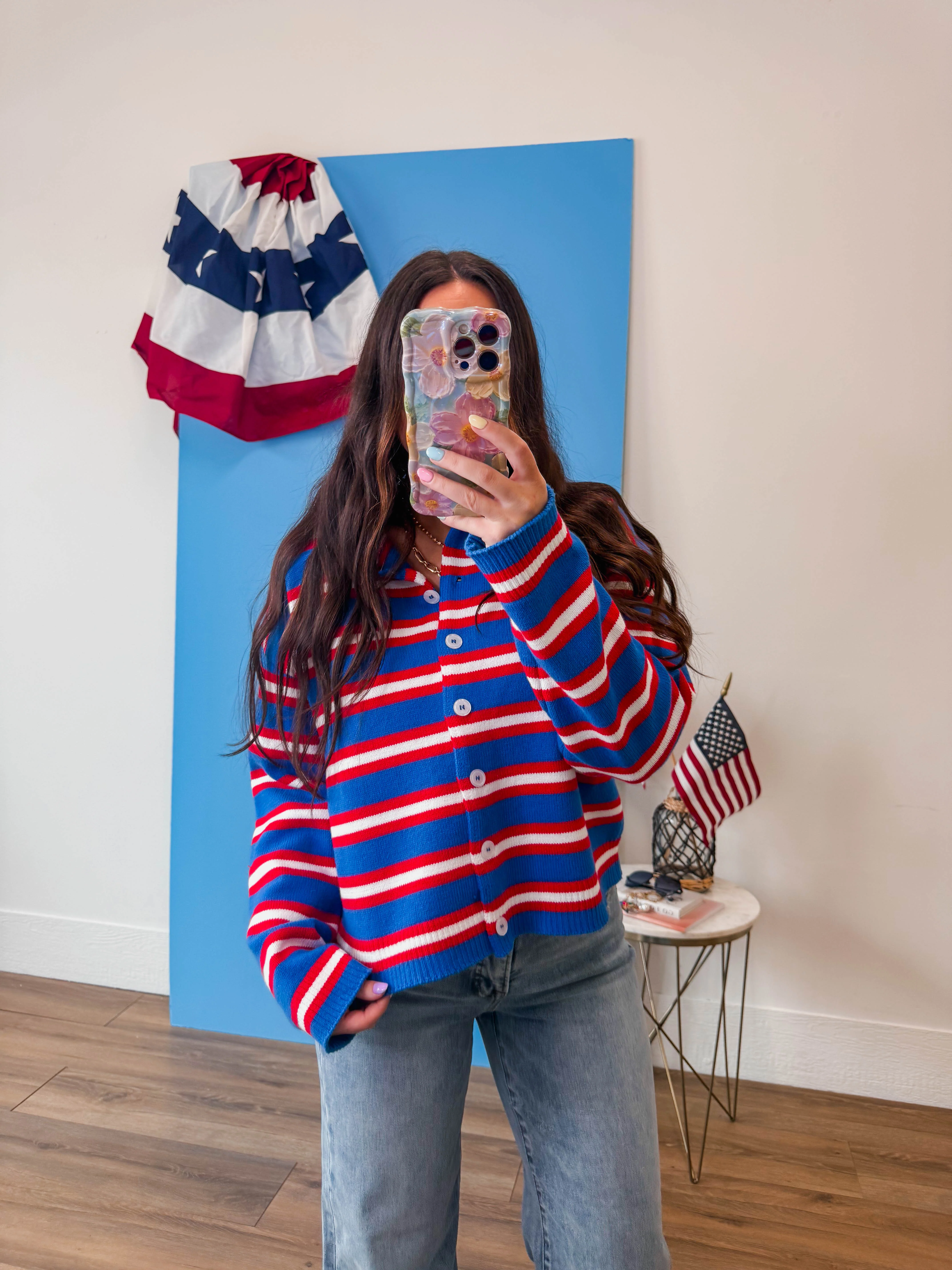 Everyday Edge Striped Cardigan - Image 4