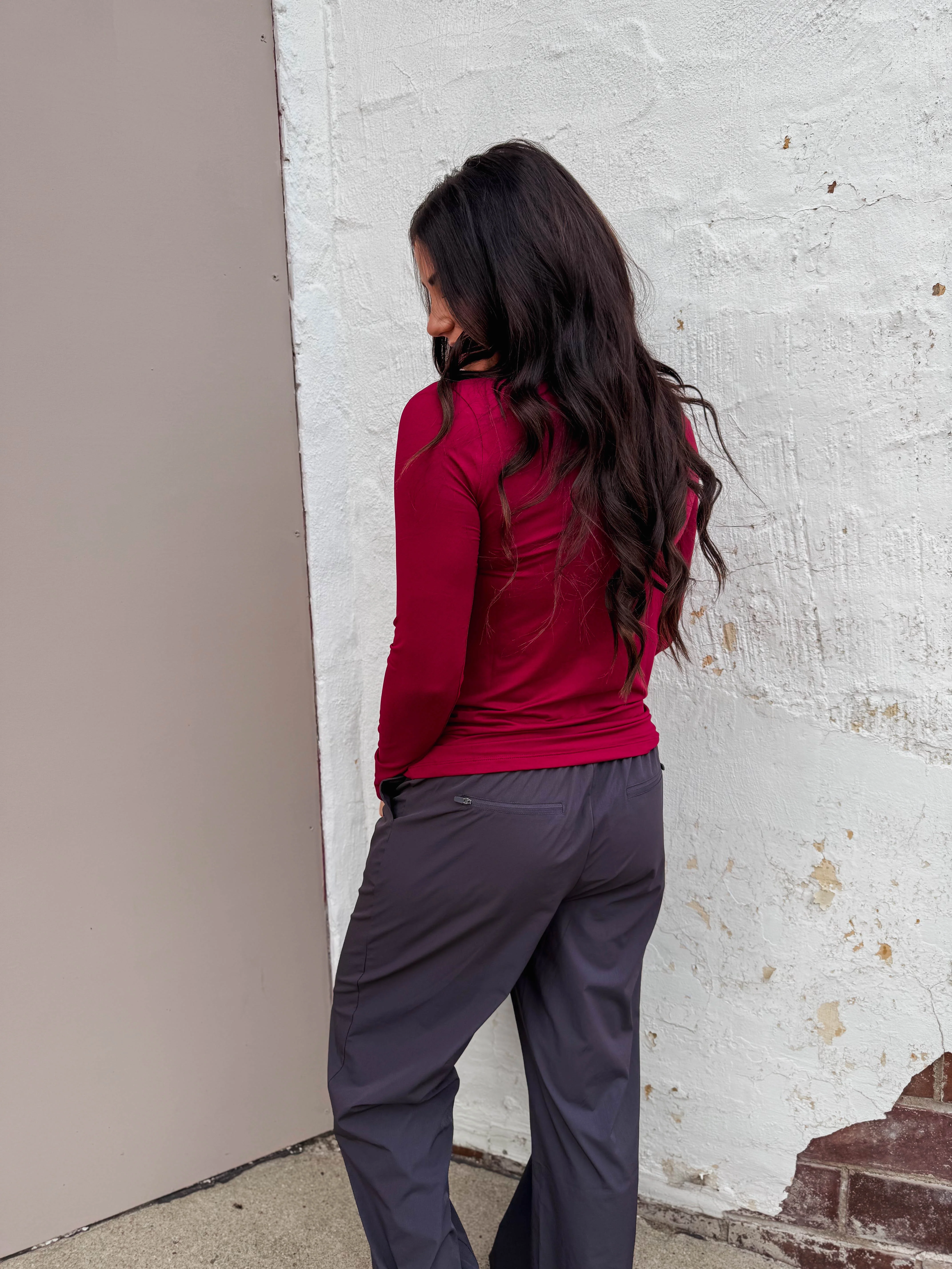 Everyday Essential Long Sleeve-Cabernet - Image 15