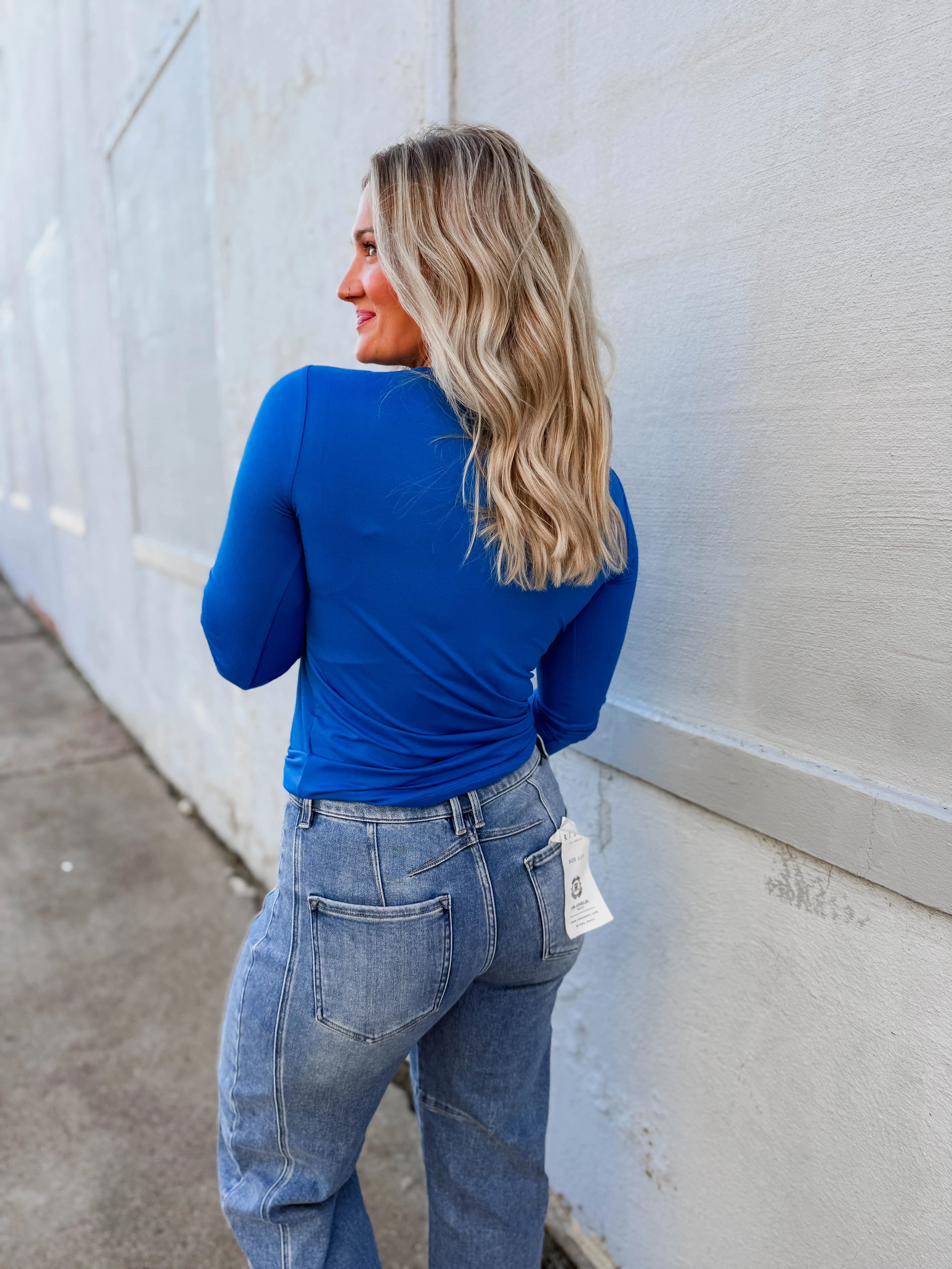 Everyday Essential Long Sleeve-Ocean Blue - Image 11