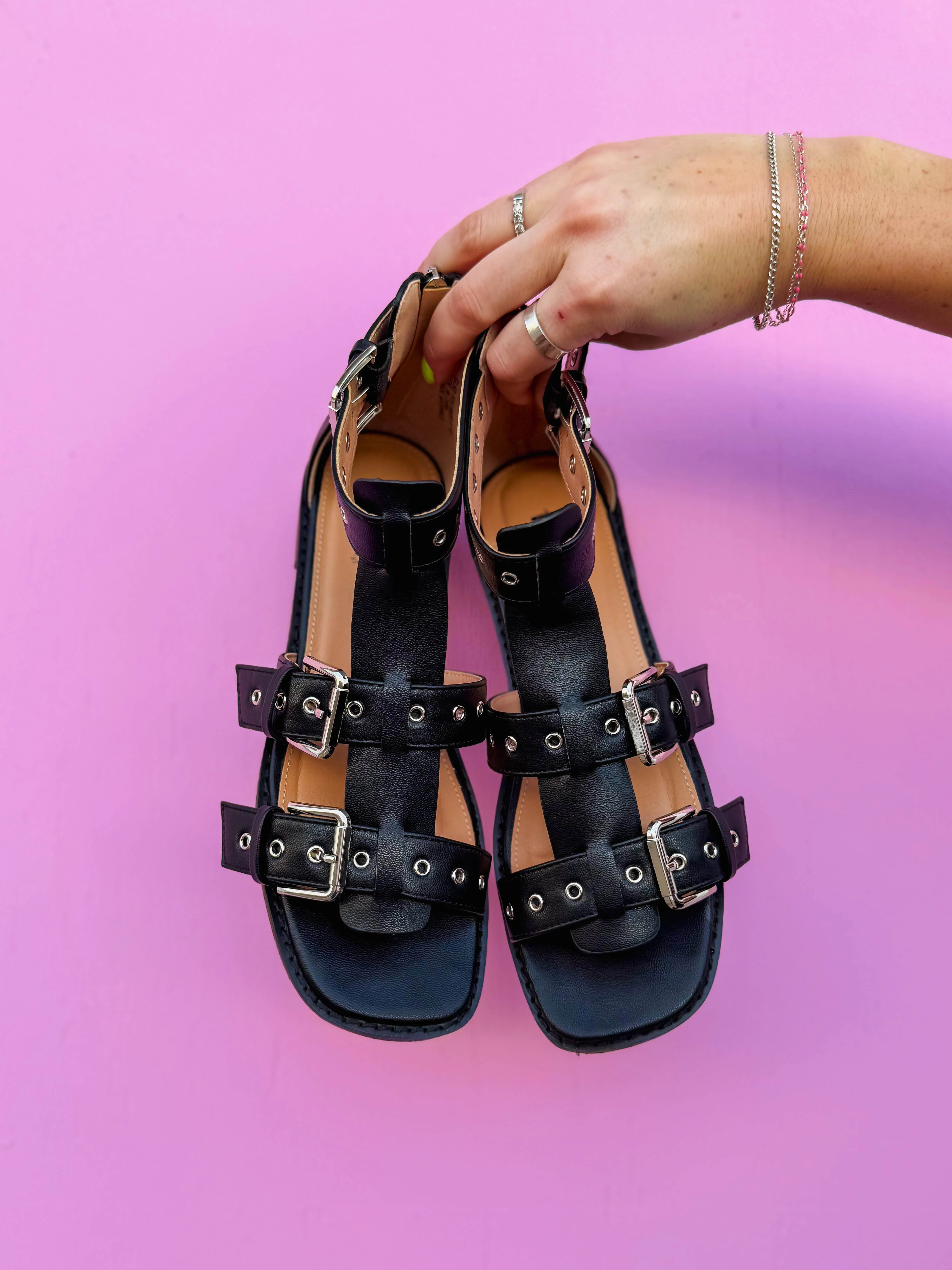 Corky's Glad You Made It Sandal-Black - Image 4