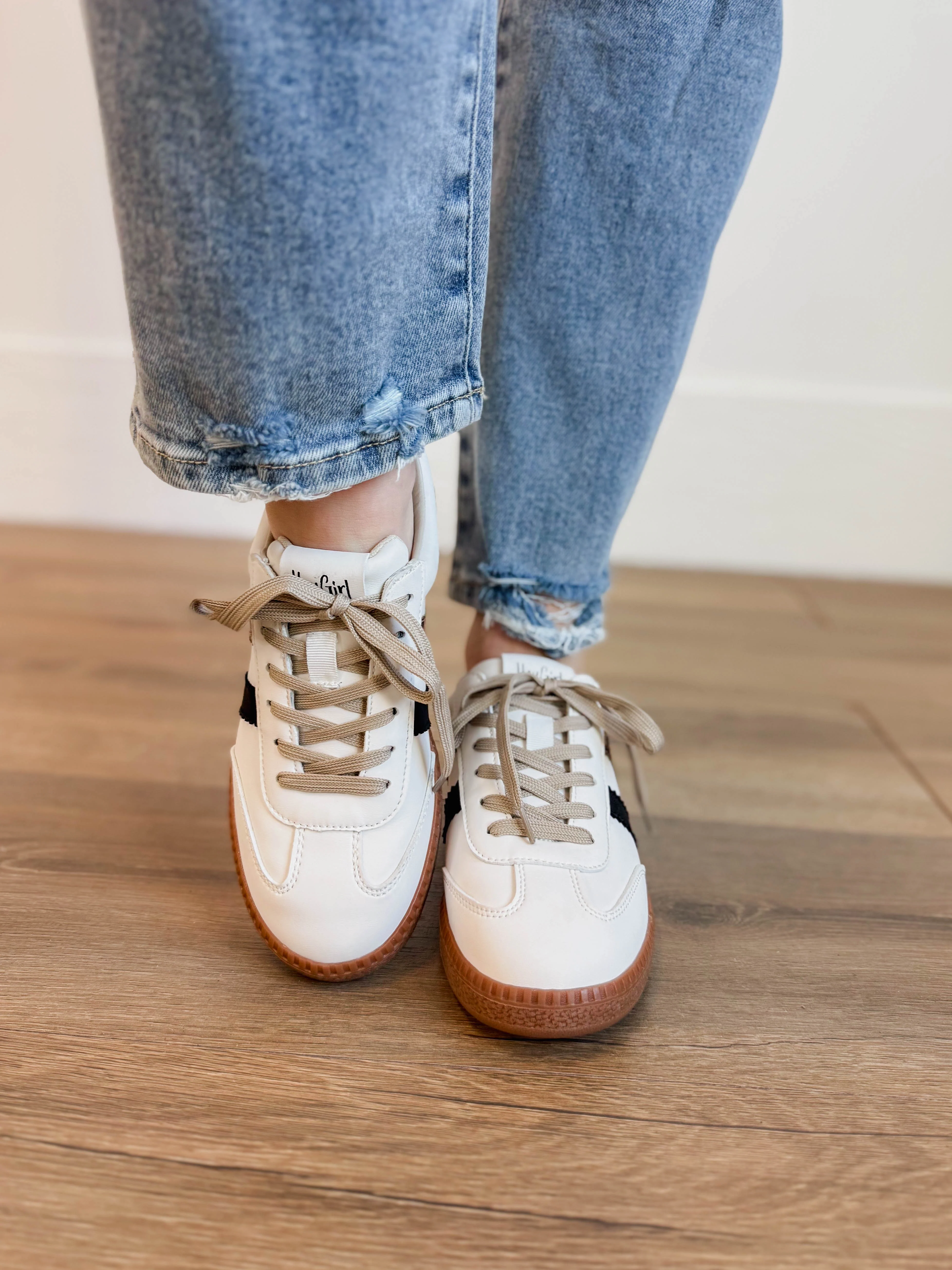 Corky's Heads Up Sneaker-White Leopard Combo - Image 3