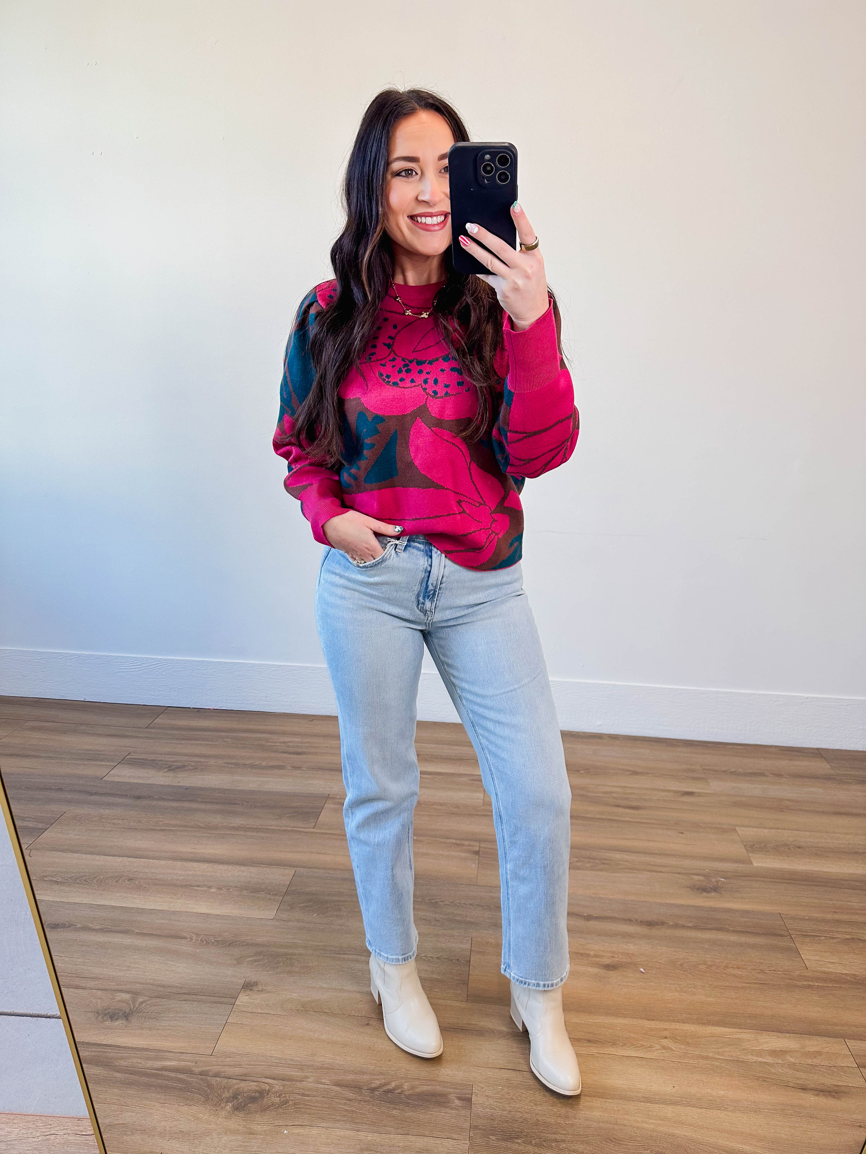 Hendrix High Rise Tapered Leg Denim - Image 4