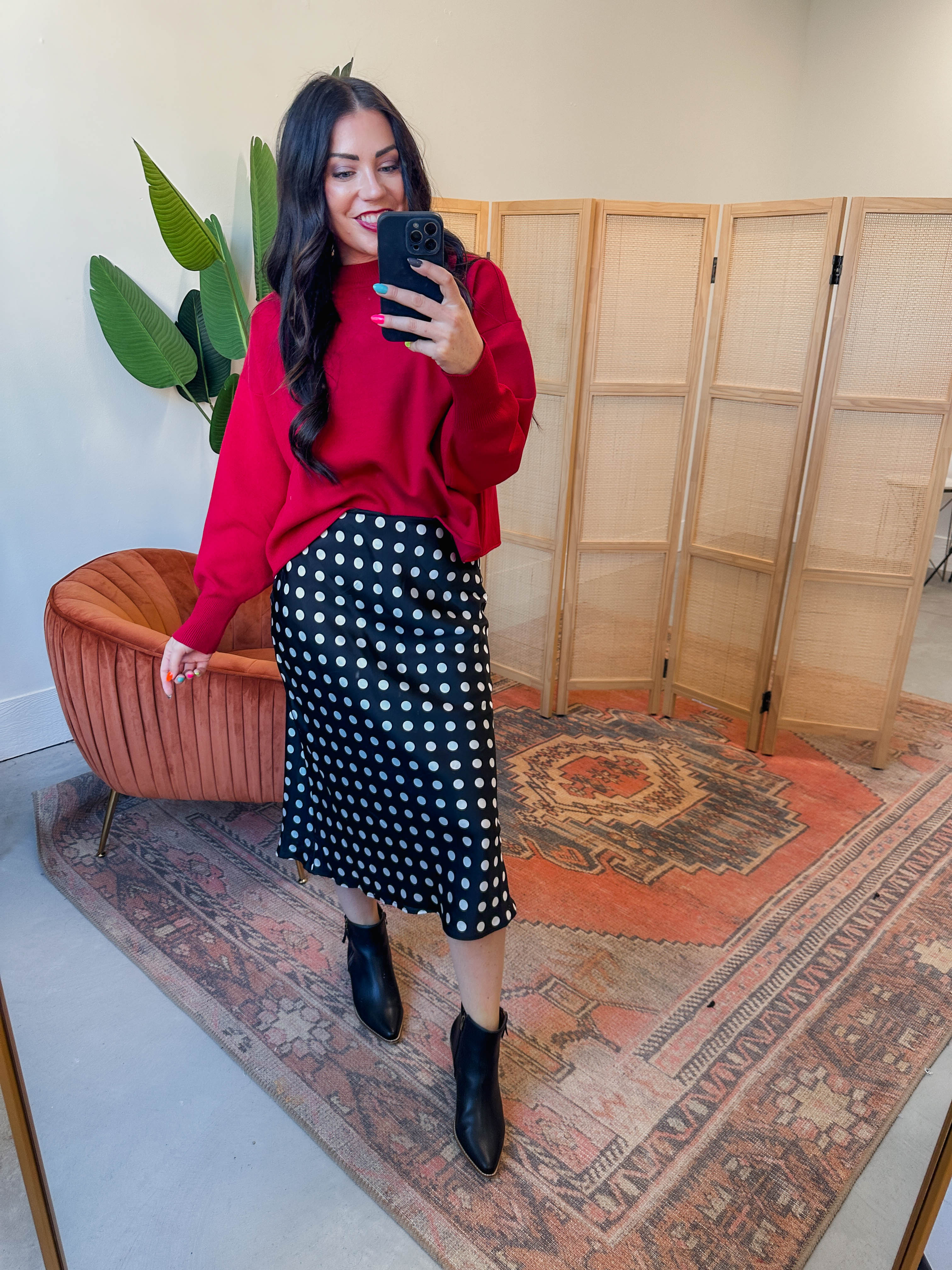 Lola Polka Dot Skirt - Image 8