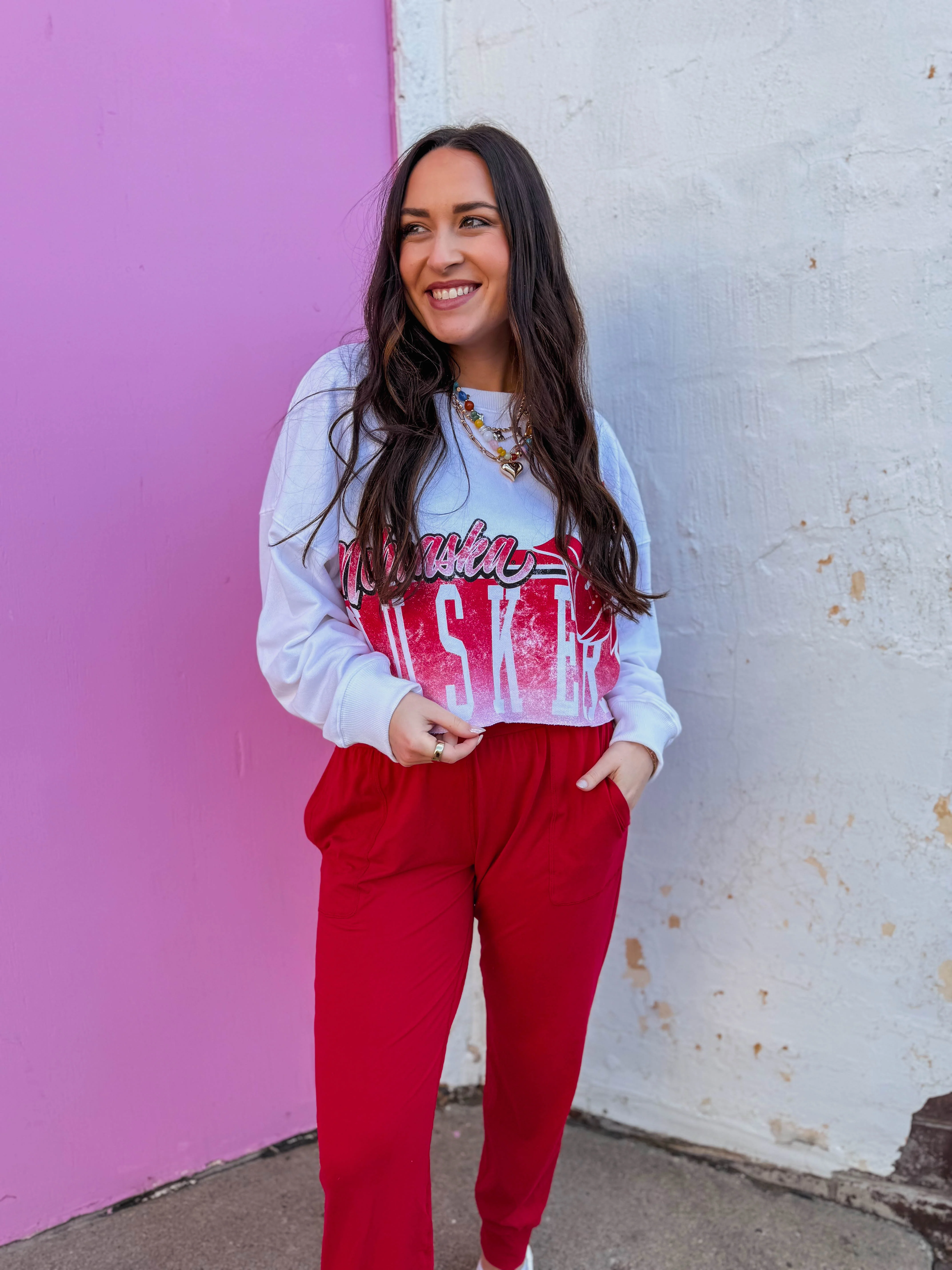 Nebraska Conway Cropped Pullover - Image 3