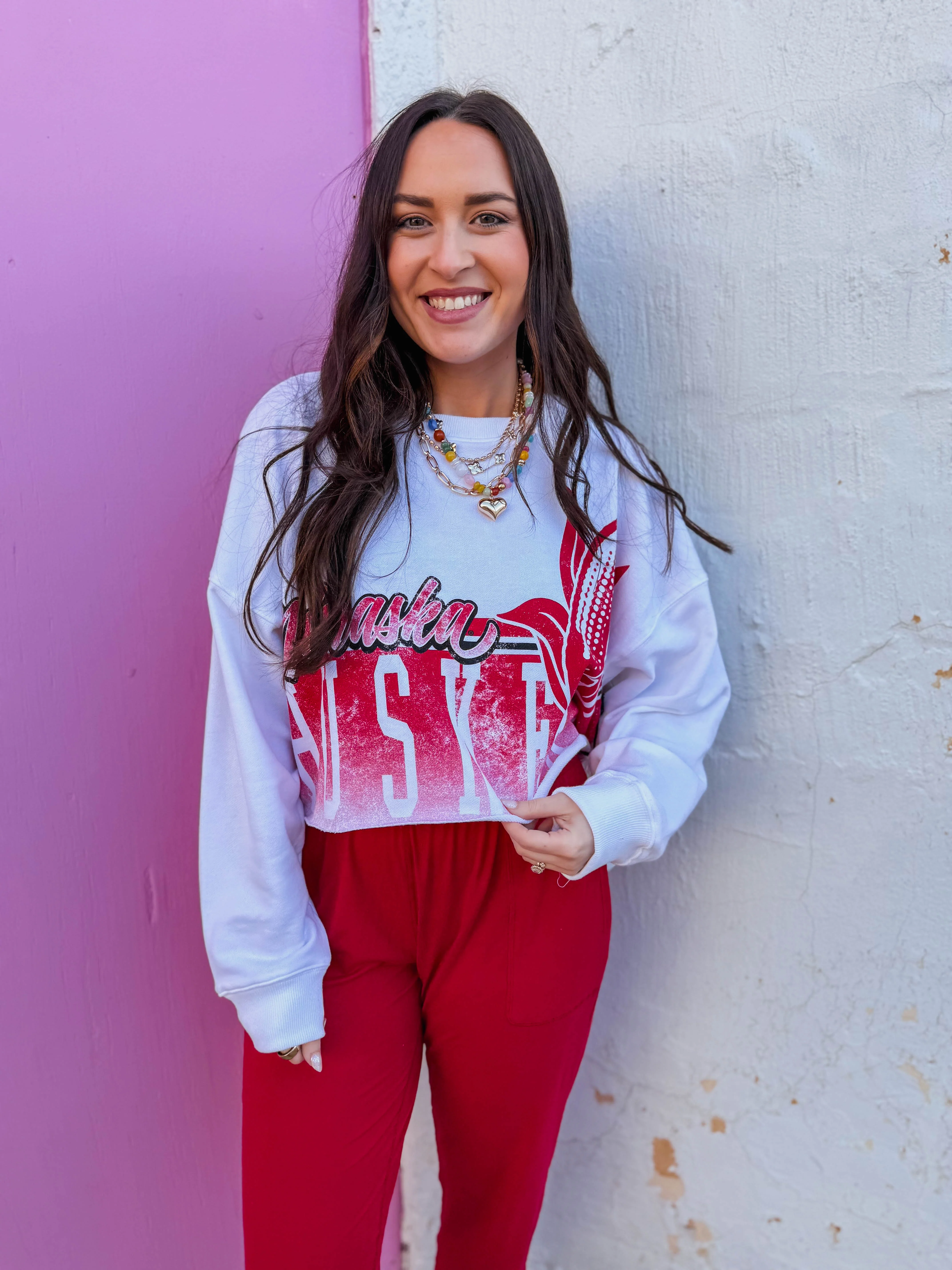 Nebraska Conway Cropped Pullover - Image 5