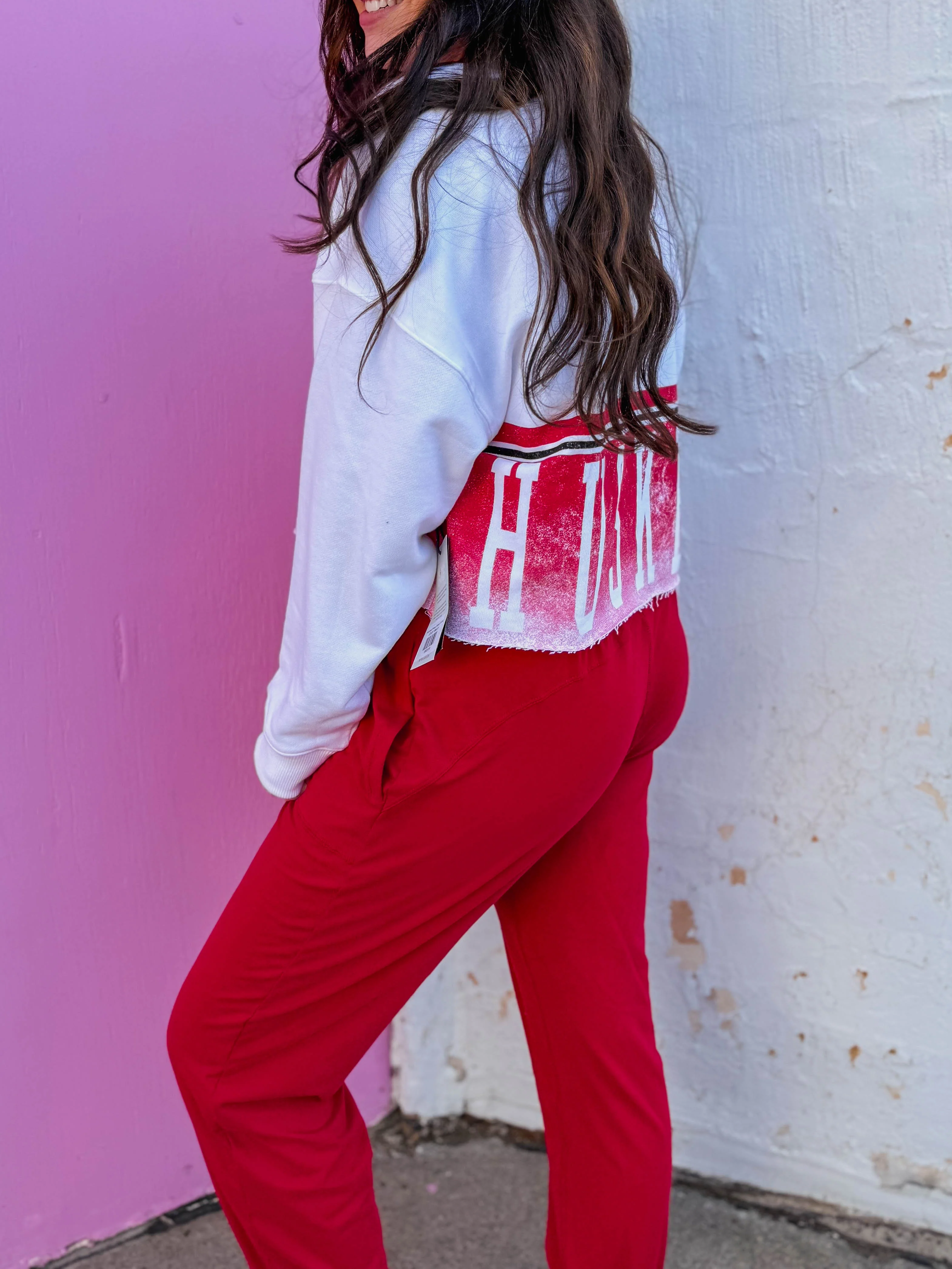 Nebraska Conway Cropped Pullover - Image 6