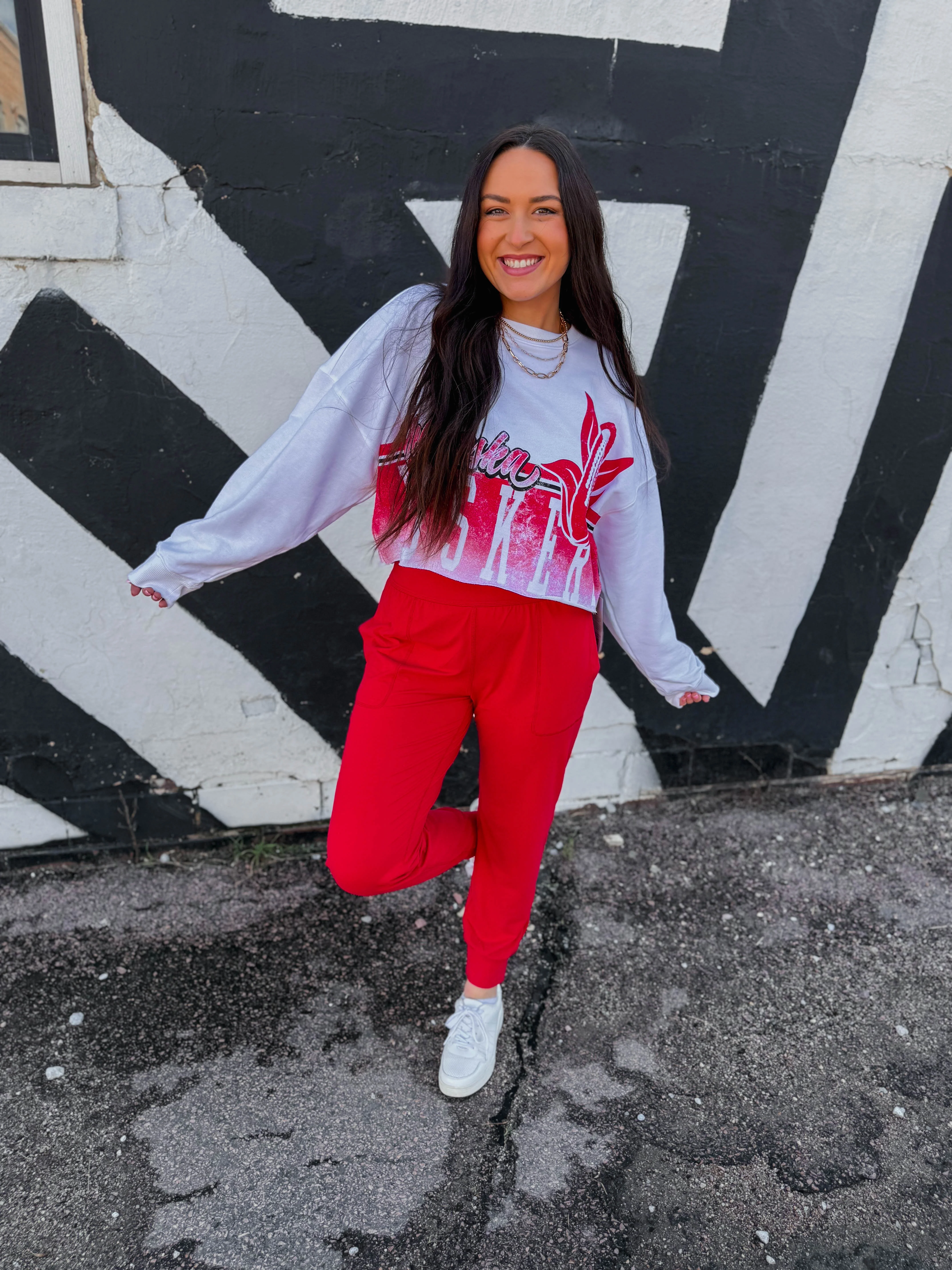 Nebraska Conway Cropped Pullover - Image 8