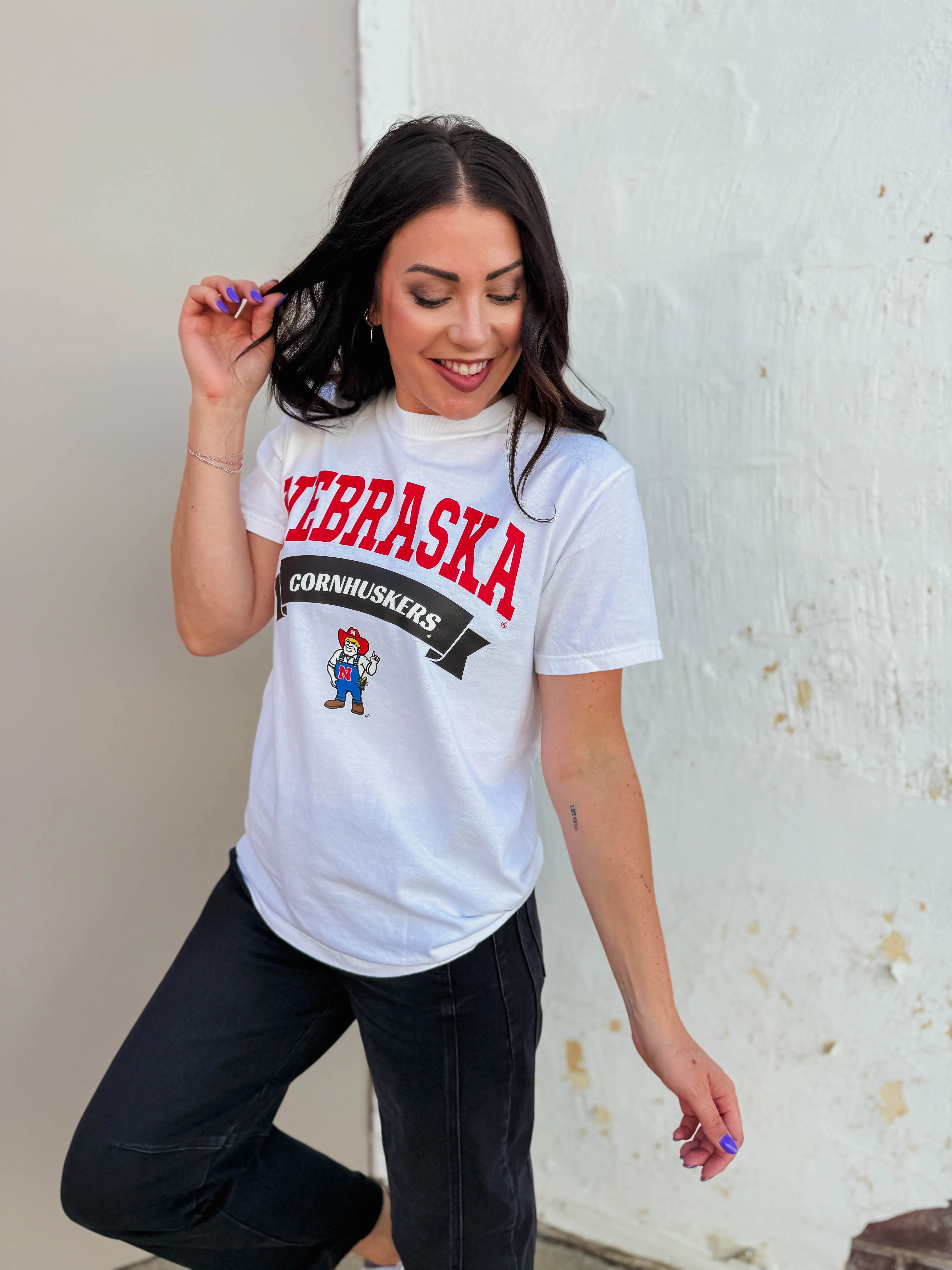 Nebraska Cornhuskers Banner Herbie Tee - Image 10