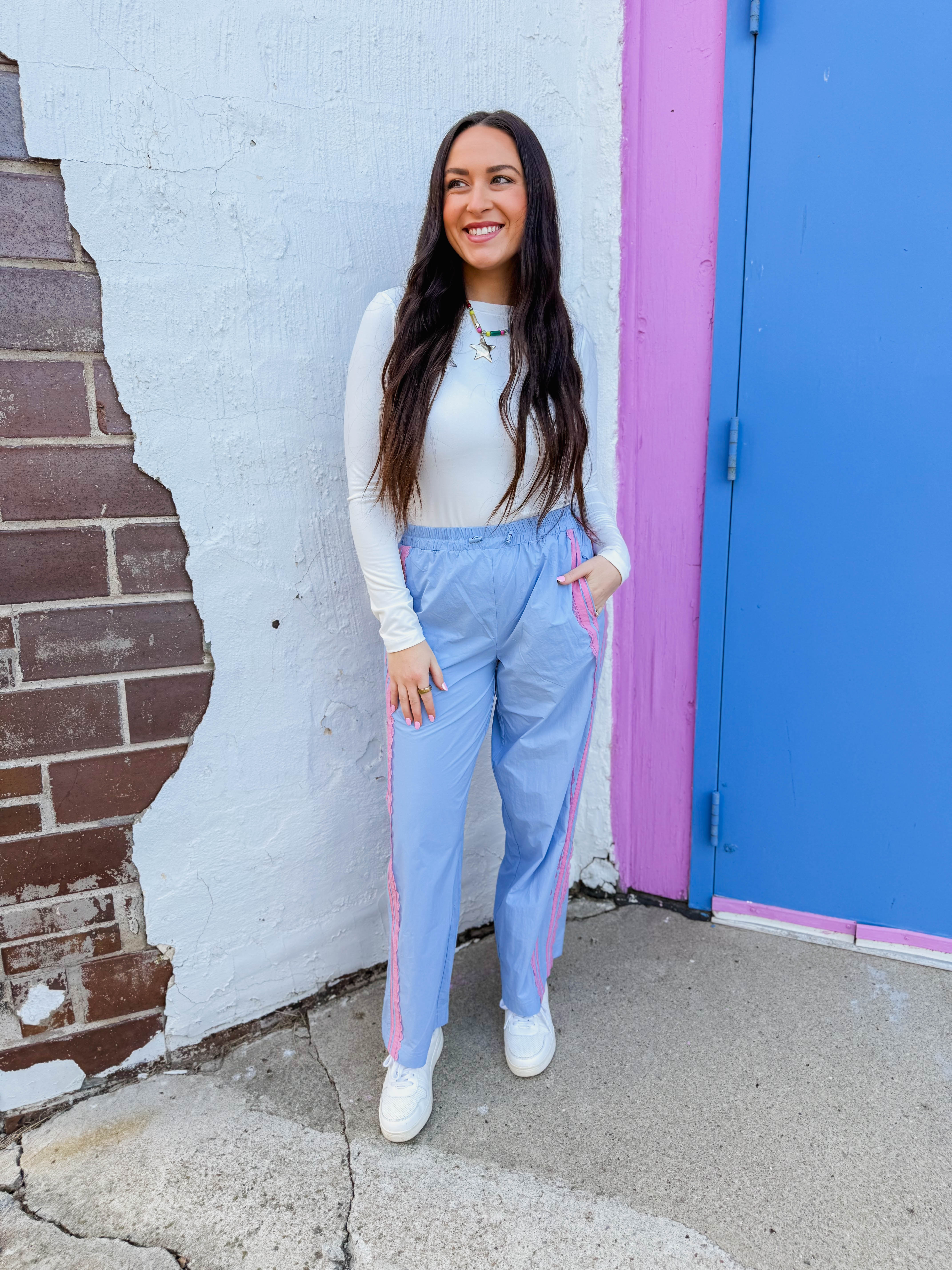 On A Roll Pants-Sky Blue - Image 5