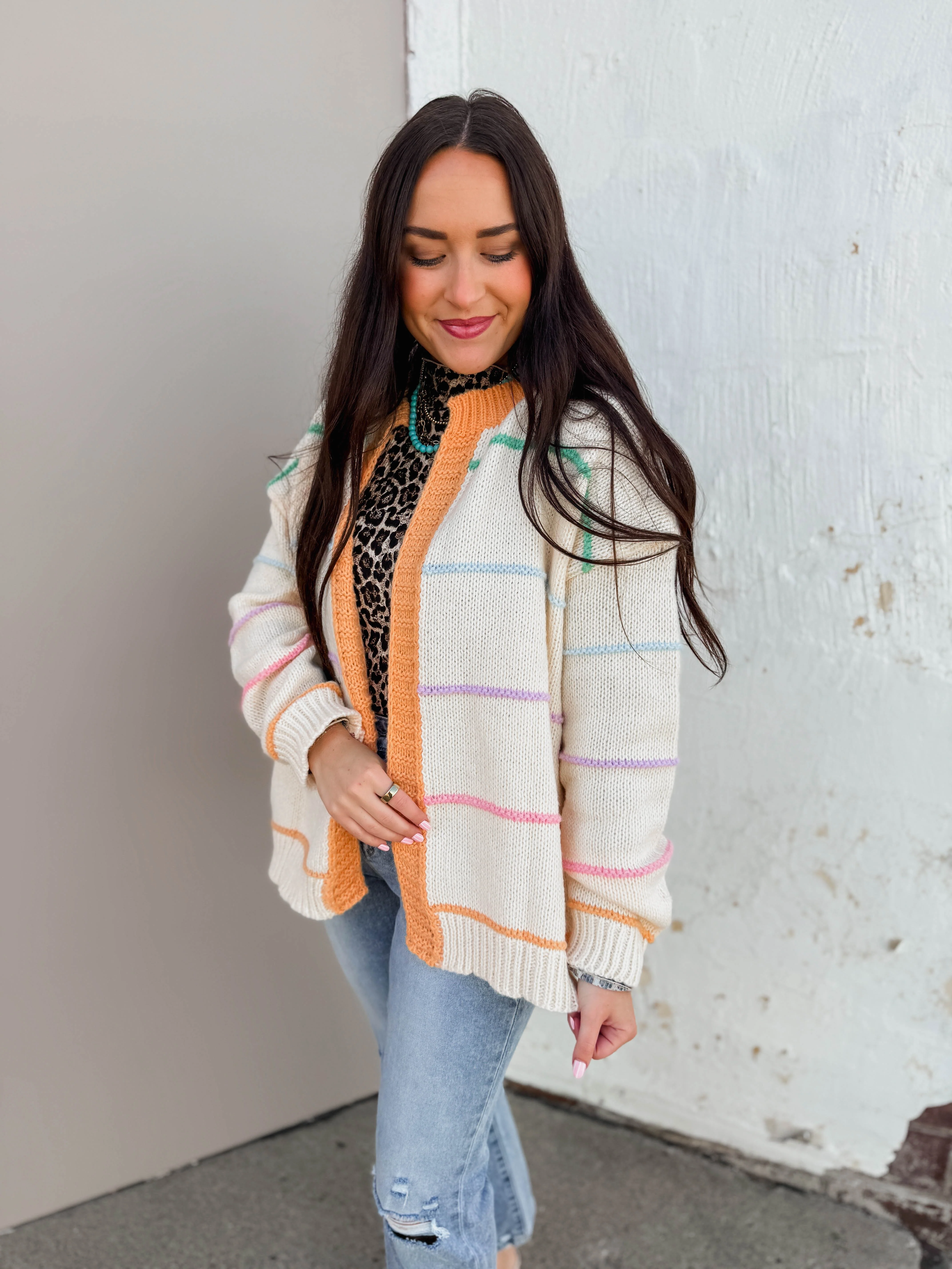 Penelope Striped Cardigan - Image 5