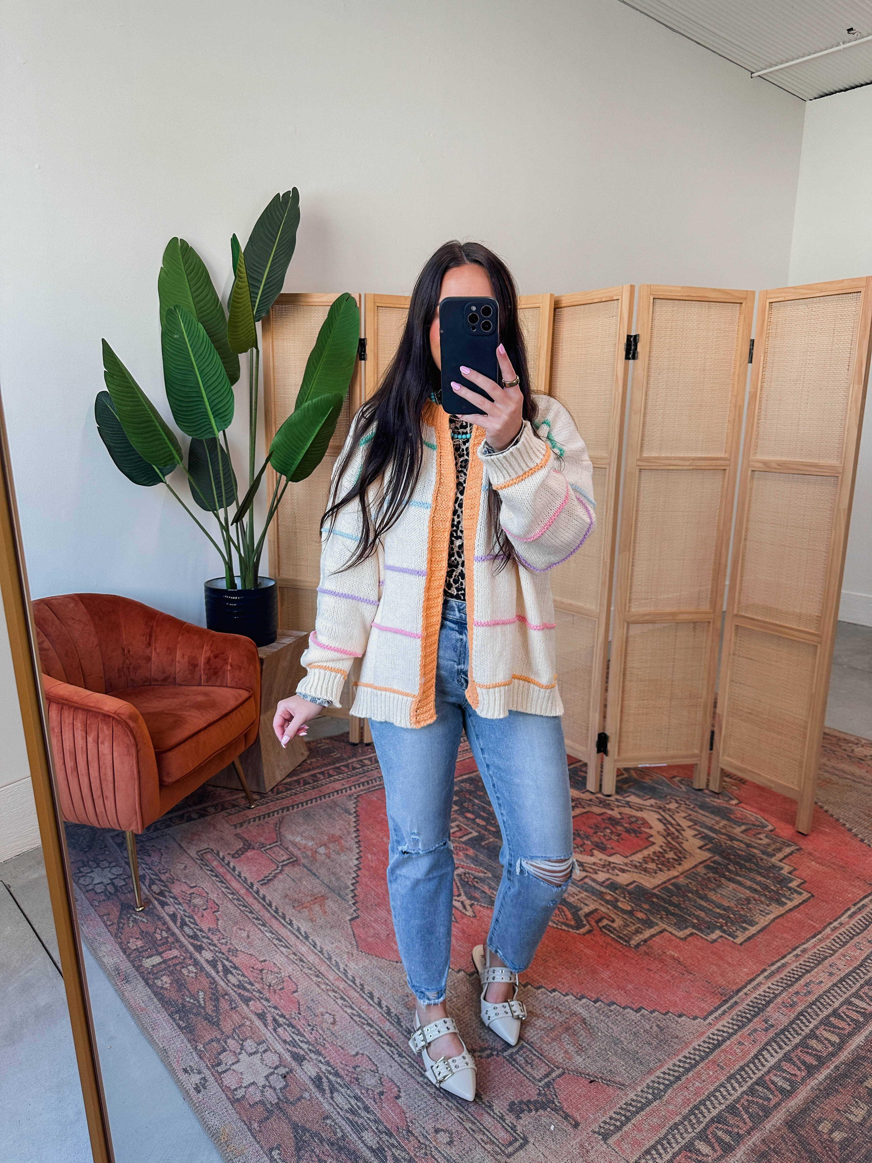 Penelope Striped Cardigan - Image 7