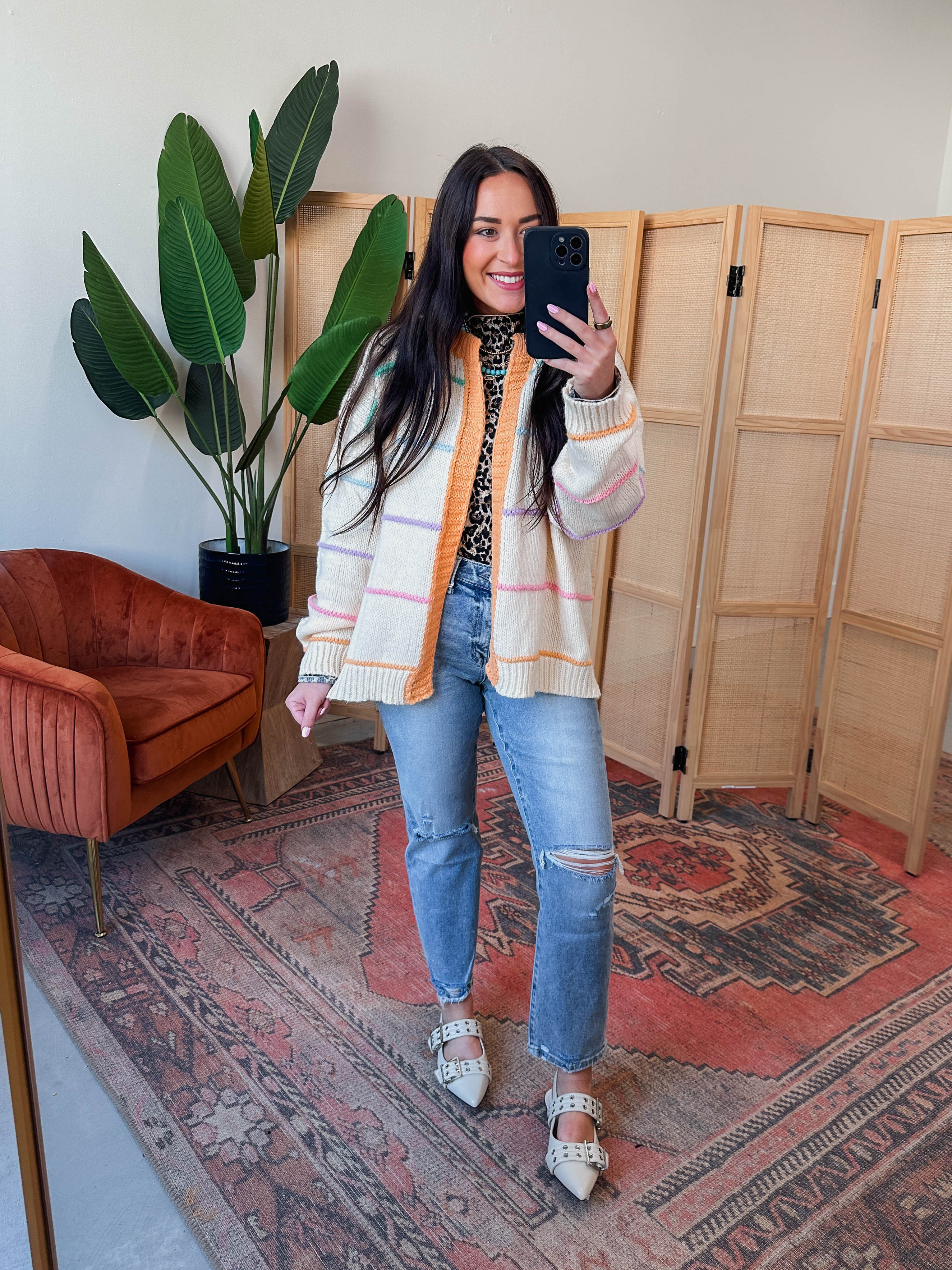 Penelope Striped Cardigan - Image 8