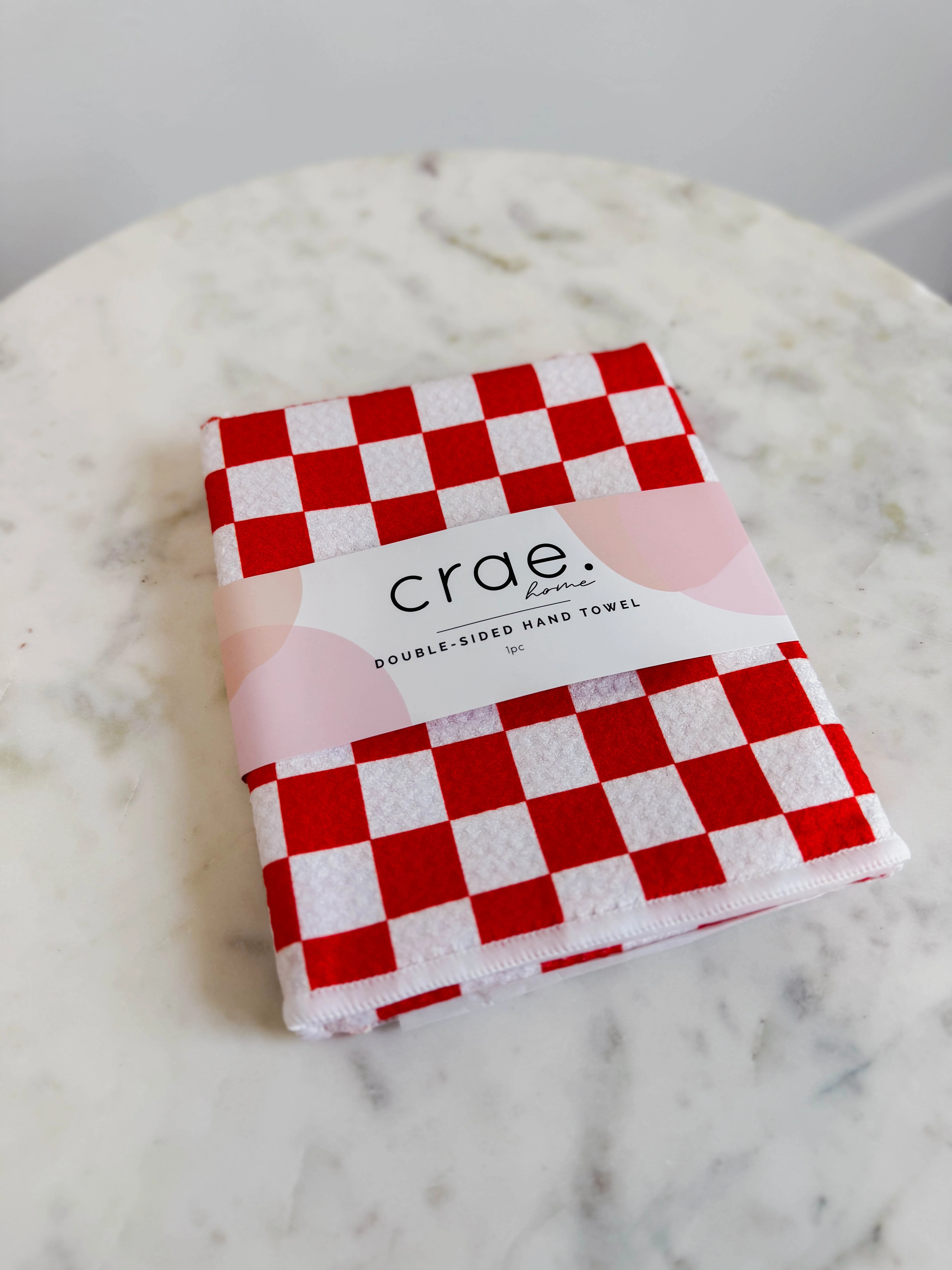 Ruby: Double-sided Hand Towel-crae Home - Image 4