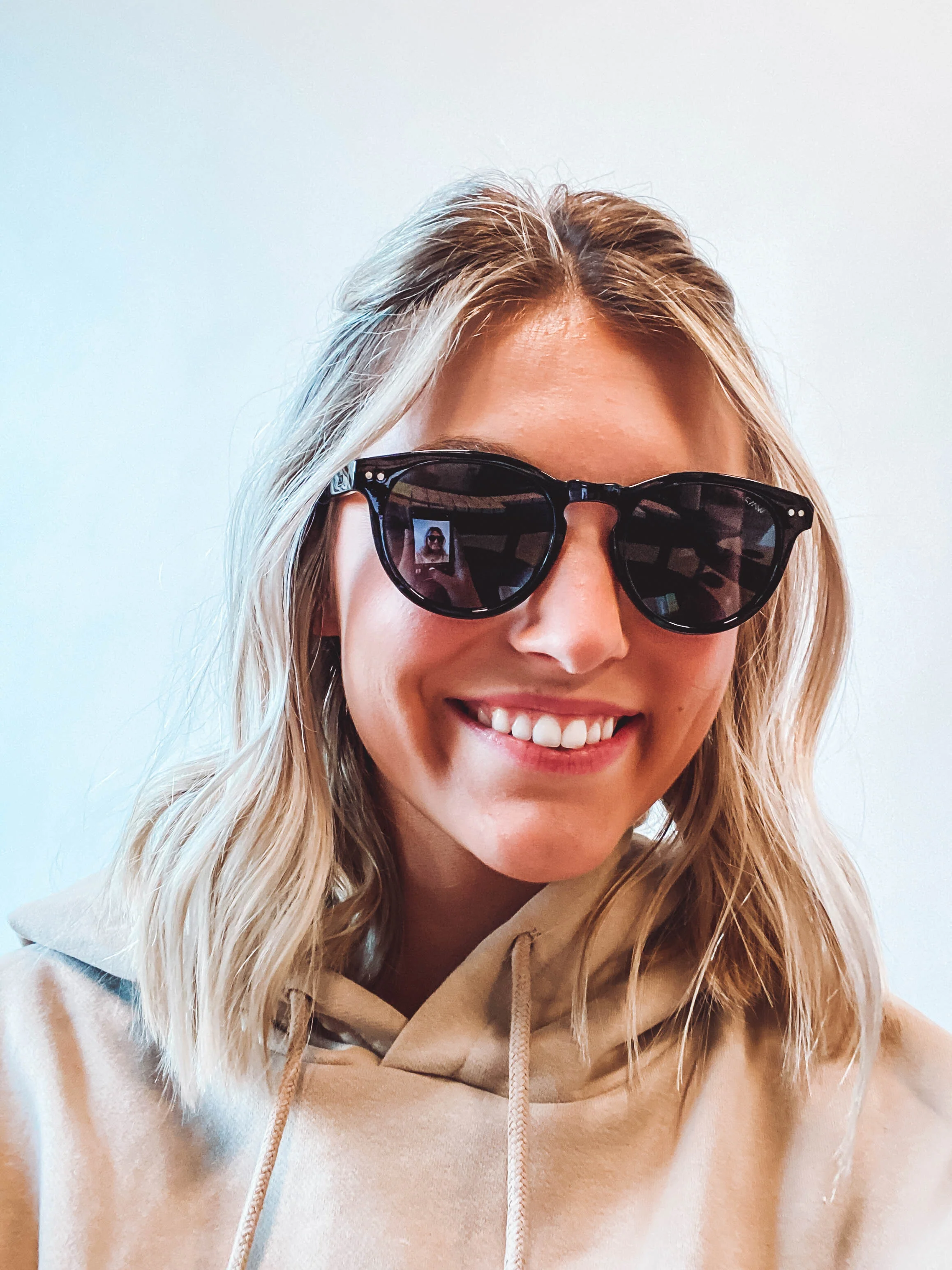 Tate WMP Sunglasses-Black Frame/Smoke Lens - Image 3