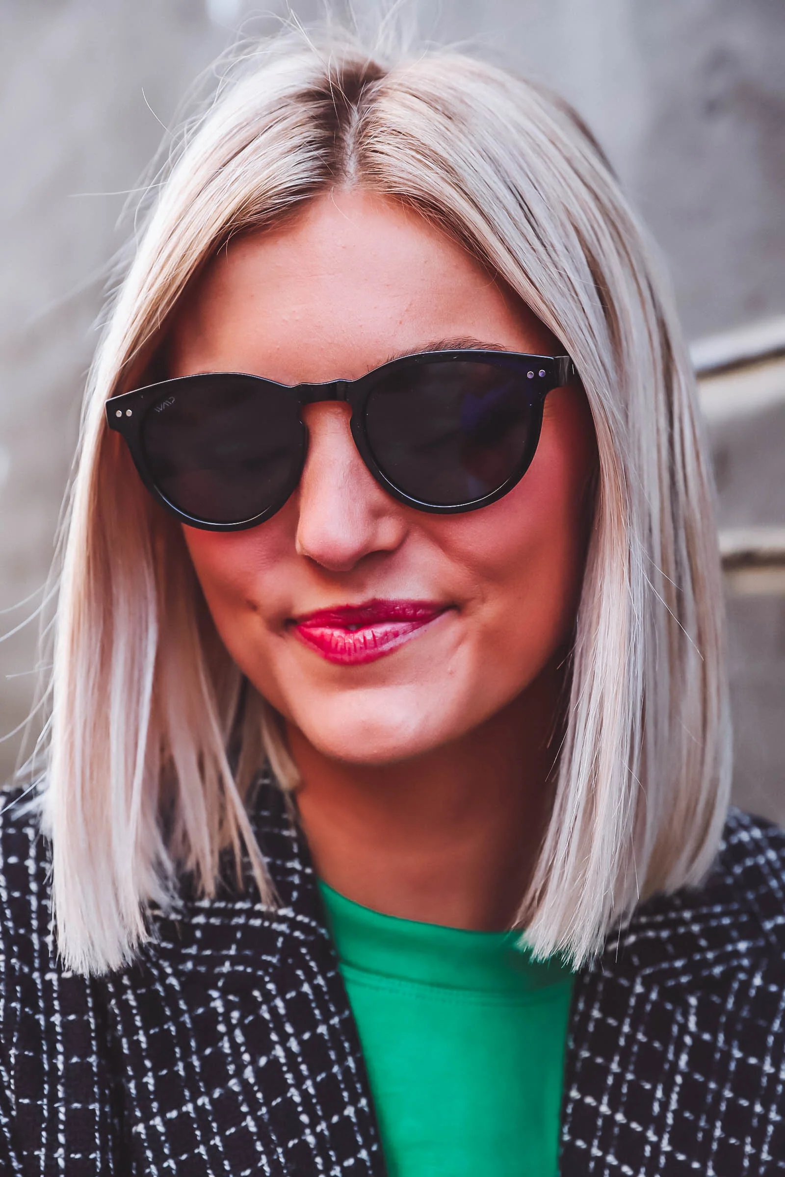 Tate WMP Sunglasses-Black Frame/Smoke Lens - Image 4