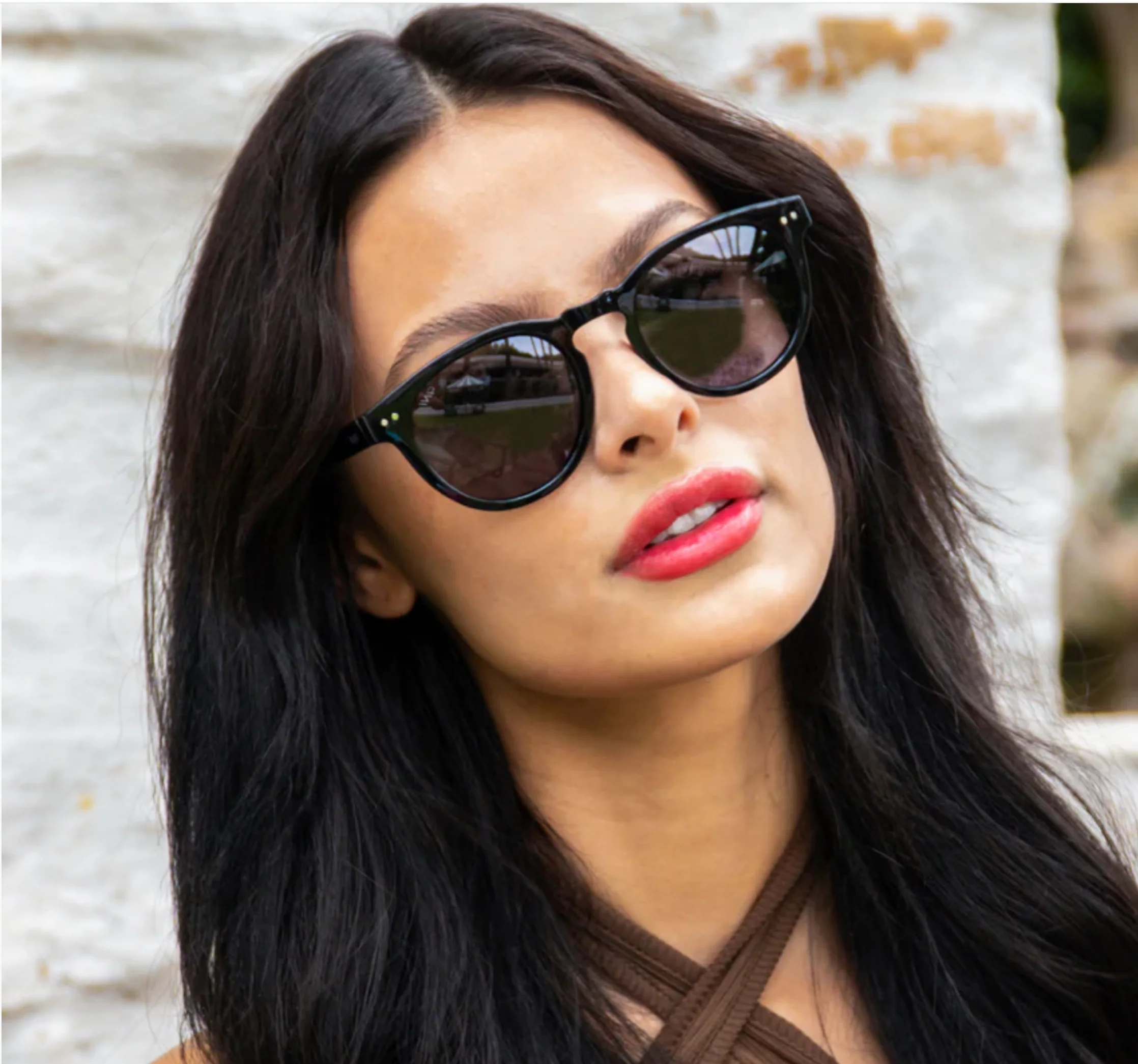 Tate WMP Sunglasses-Black Frame/Smoke Lens - Image 6