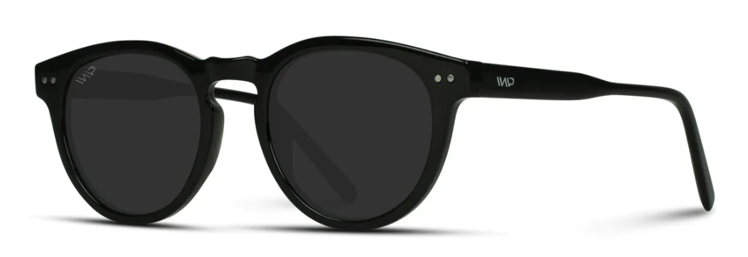 Tate WMP Sunglasses-Black Frame/Smoke Lens - Image 7