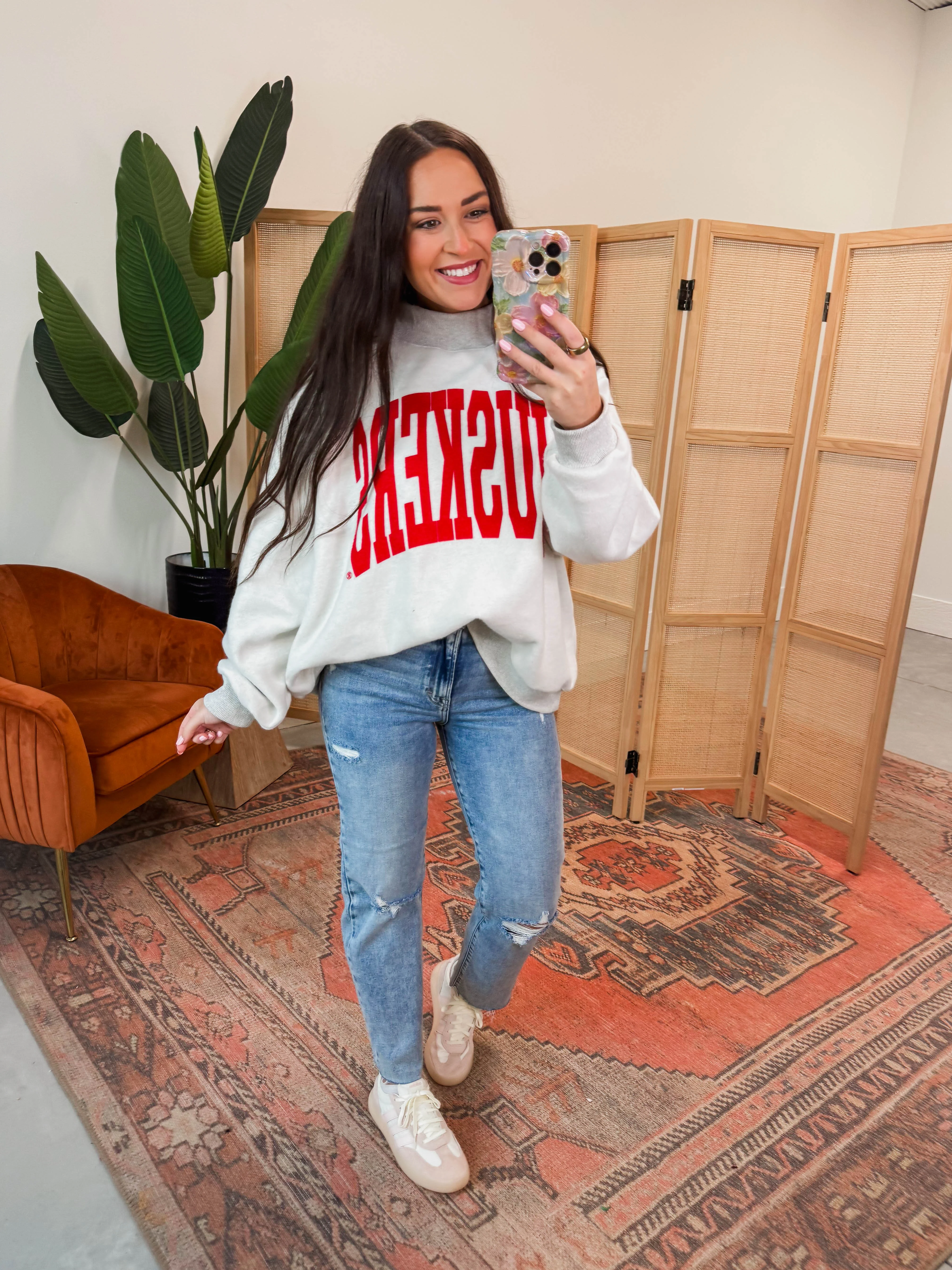 Tracey High Rise Crop Straight Leg Denim - Image 8