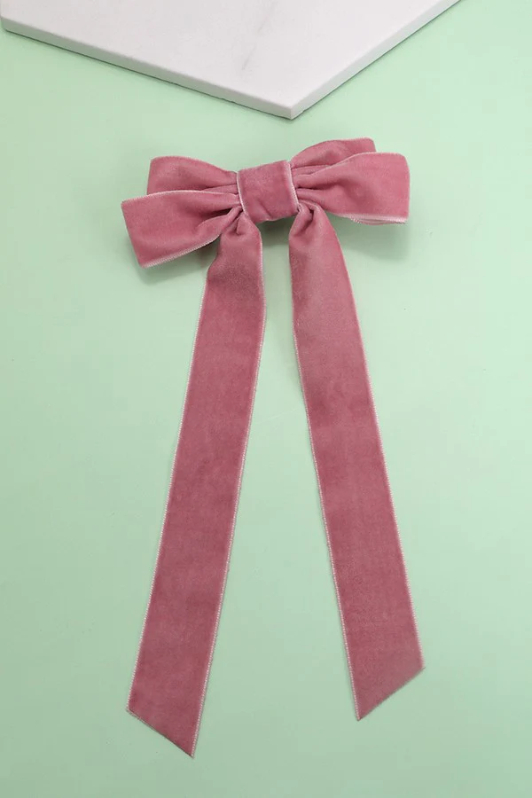 Velvet Ribbon Bow-6 Colors - Image 14
