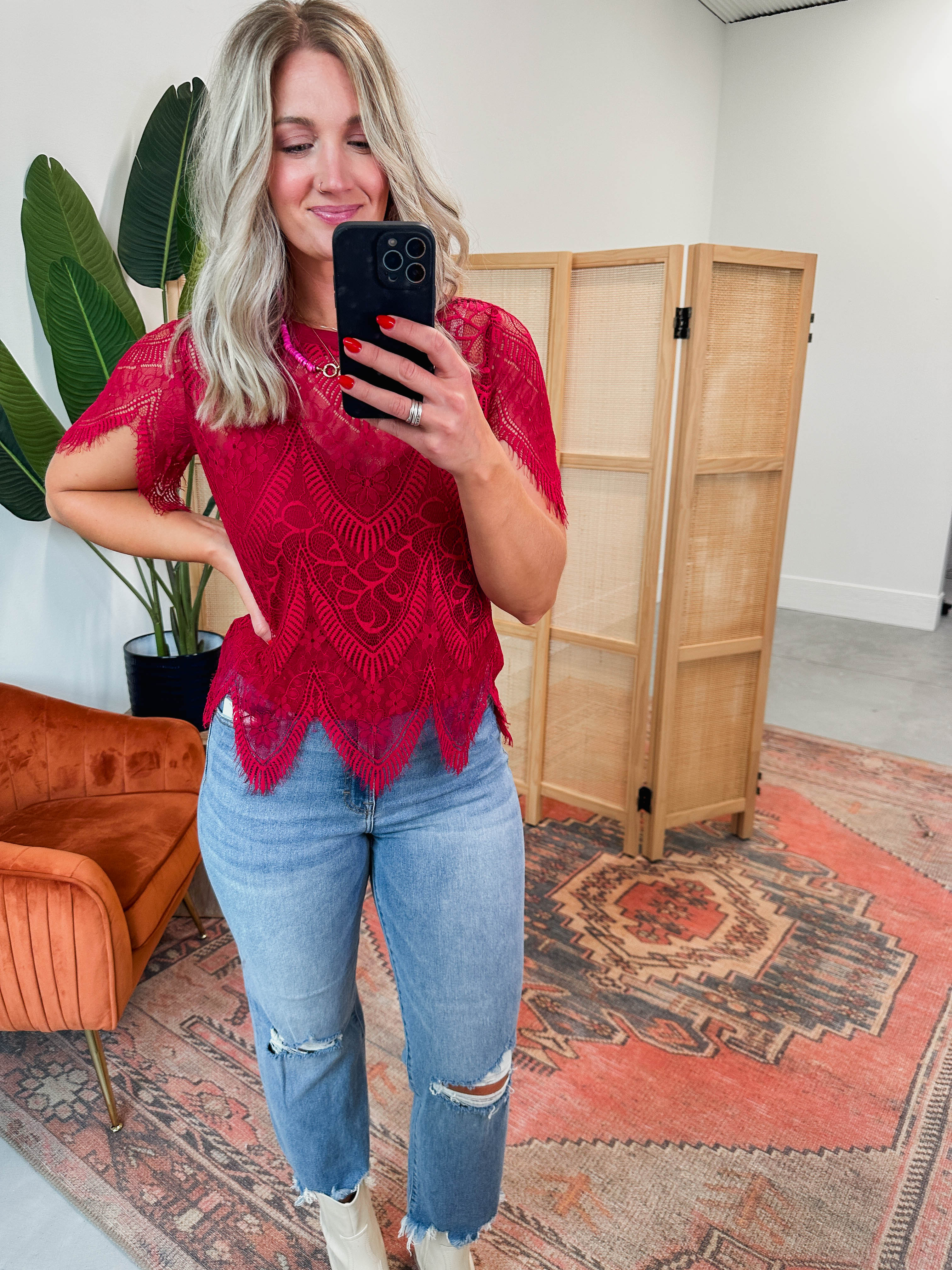 Willa Lace Top - Image 3